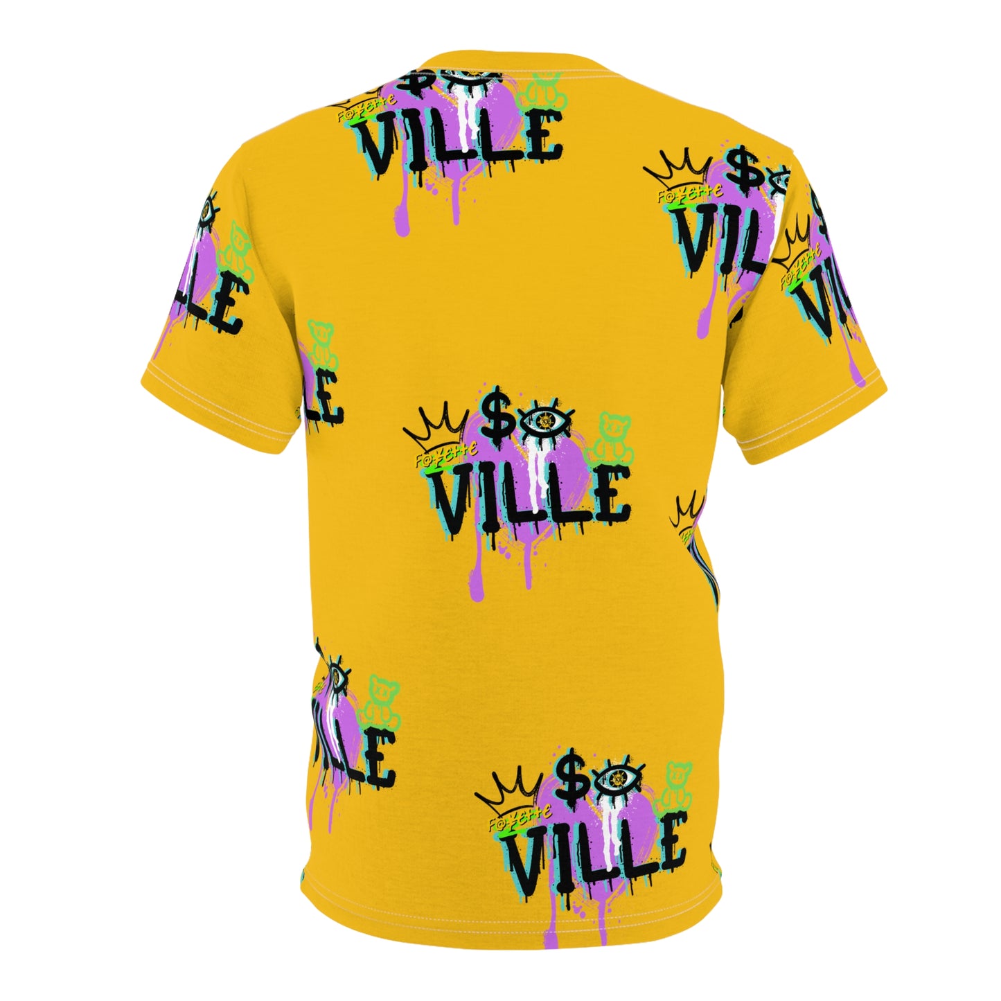 $o Fayetteville Urban Graffiti Unisex Tee - Bold Pop Art Design