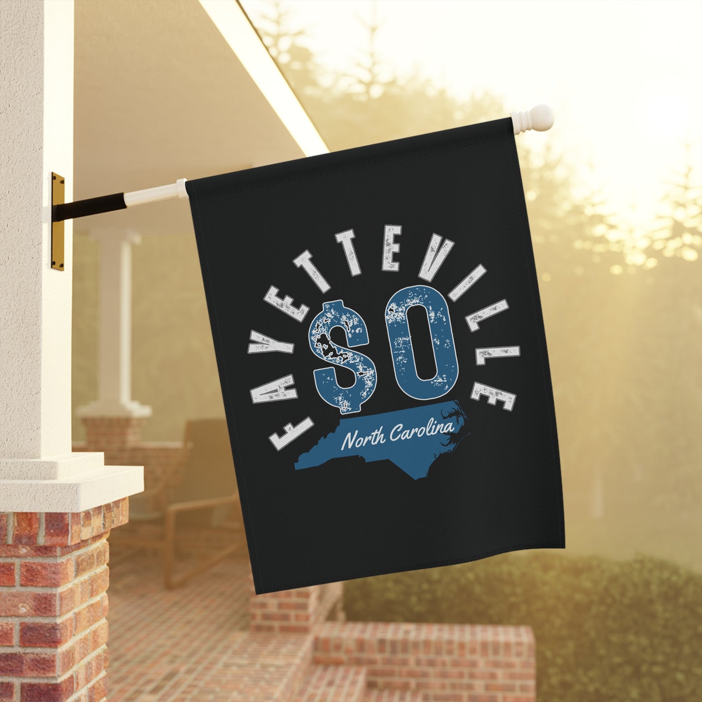 Fayetteville Garden Flag - Welcome Home North Carolina Decoration