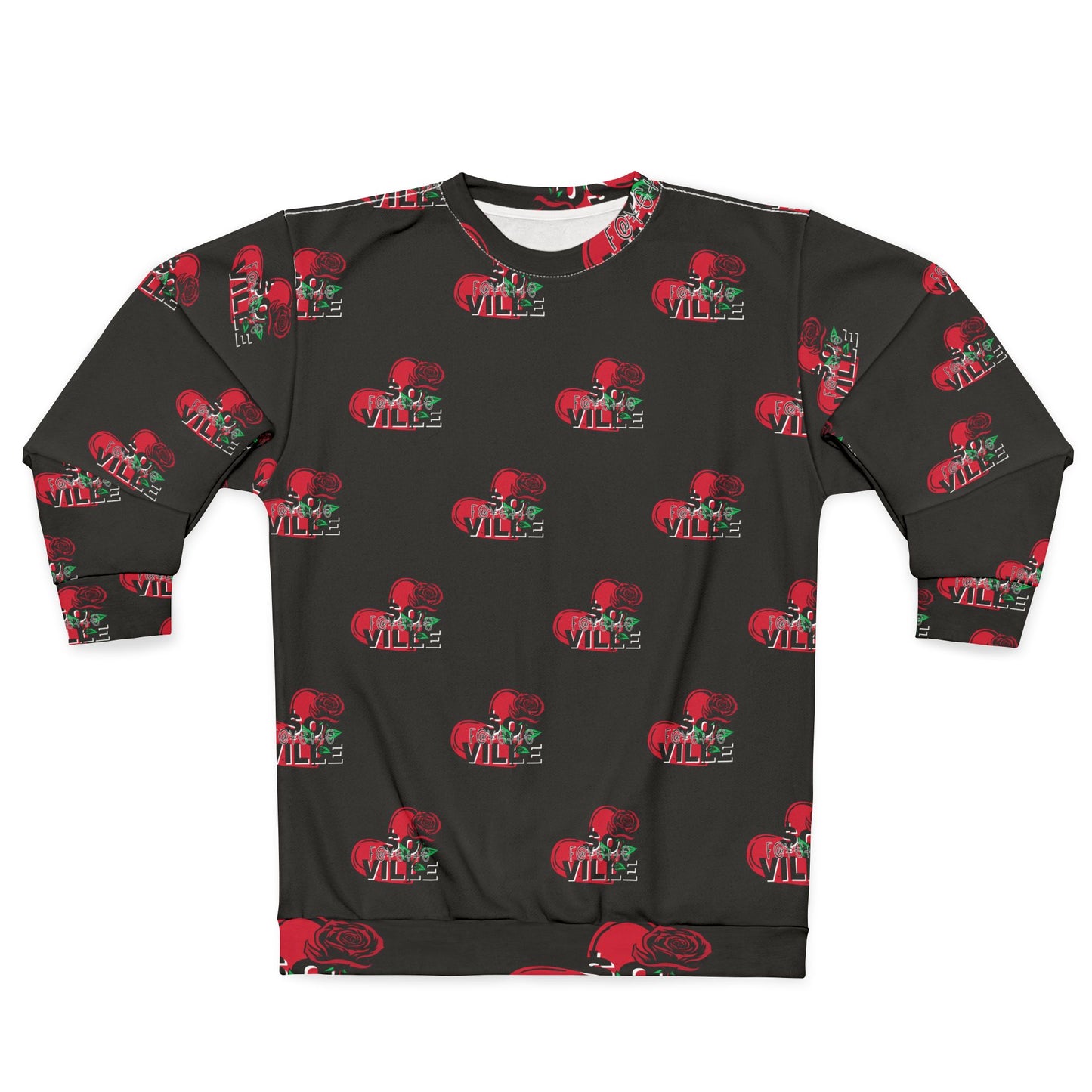 Love $o F@yetteVille Cozy Unisex Sweatshirt with Floral Vibes | Perfect for Everyday Comfort