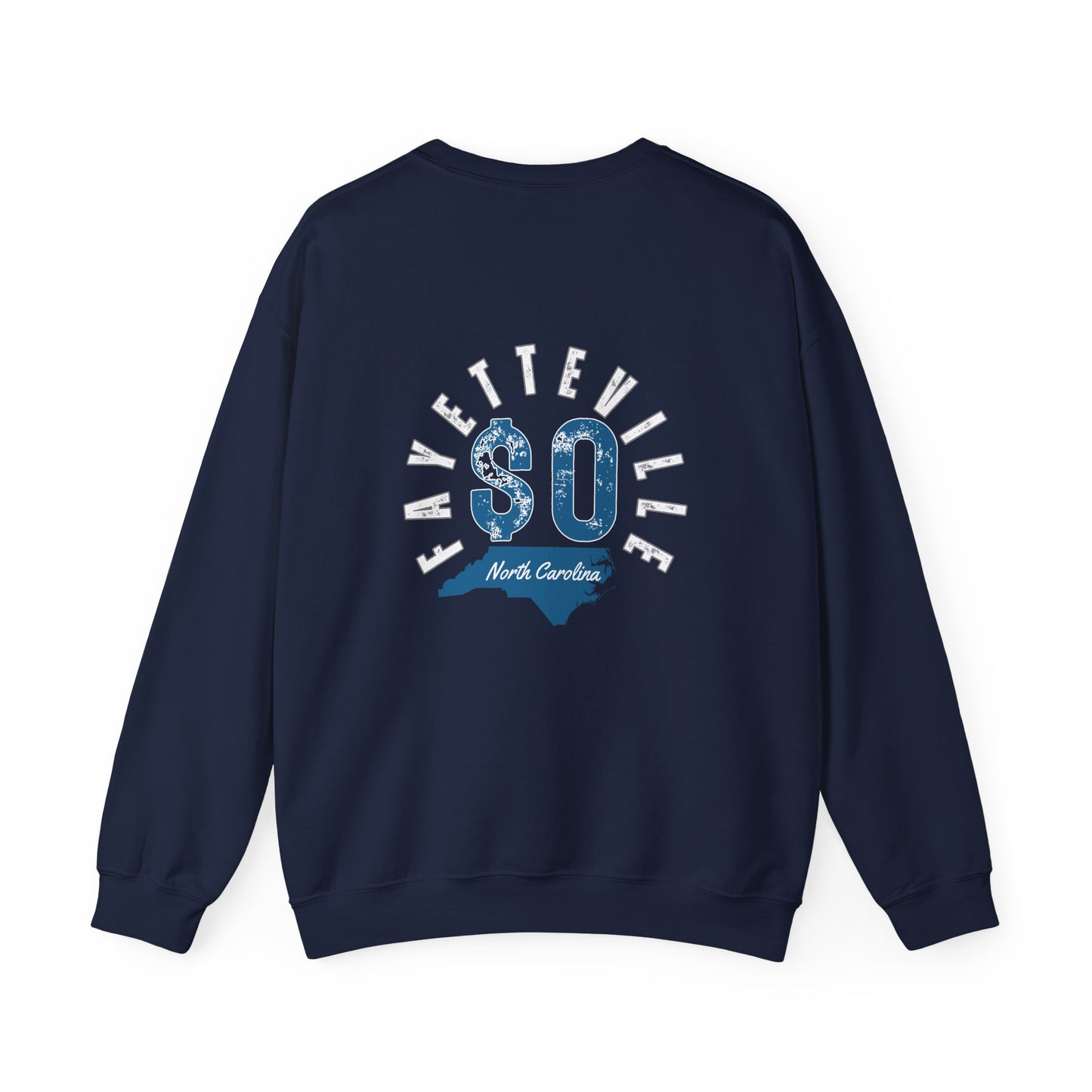 Fayetteville NC Unisex Crewneck Sweatshirt - Unique State Pride Design