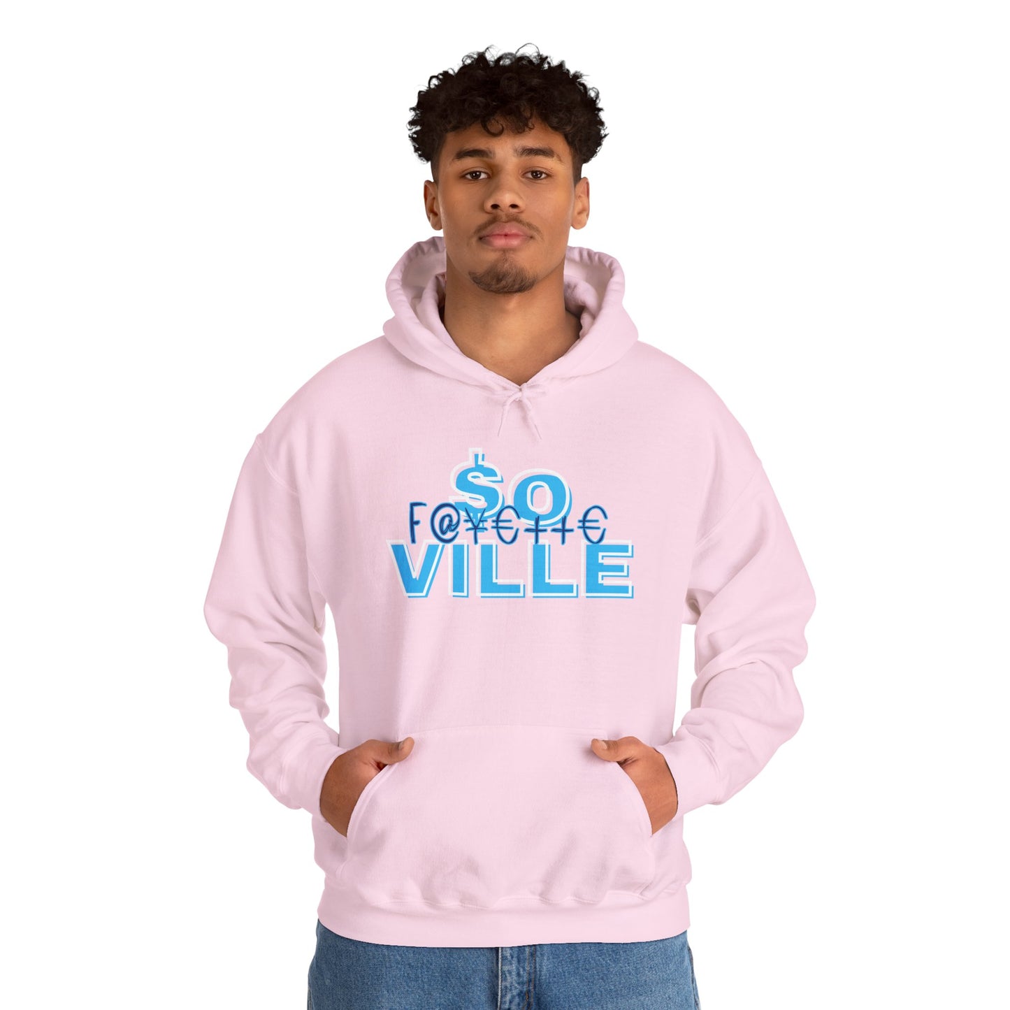 So FaYETTE Ville PINK Hoodie - Unisex Heavy Blend Sweatshirt
