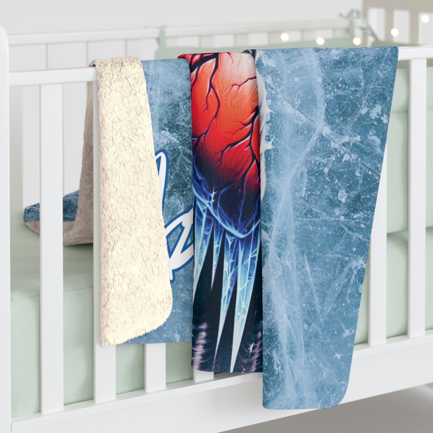 COLD HEART Chill Vibes Sherpa Fleece Blanket - $O F@Yette VILLE Design
