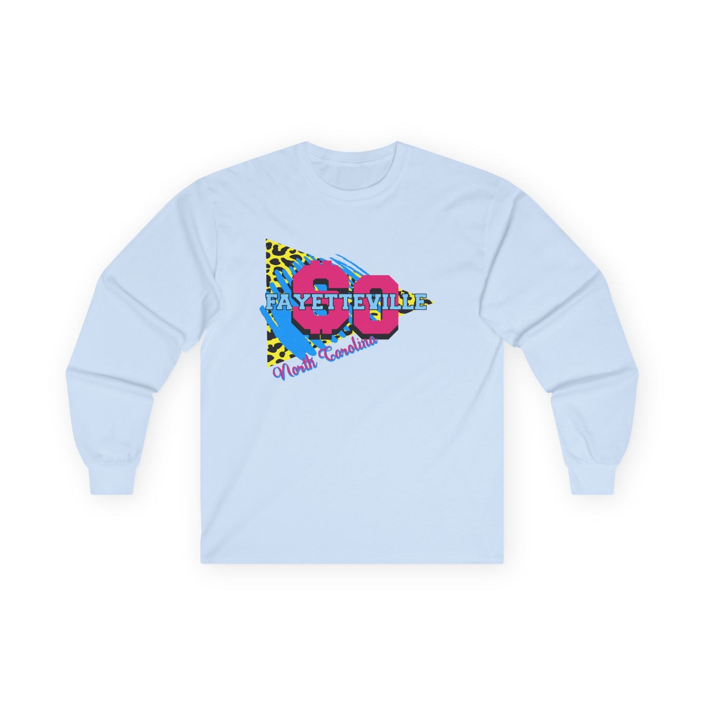 $o Fayetteville Retro Long Sleeve Tee - Unisex Ultra Cotton Casual Shirt
