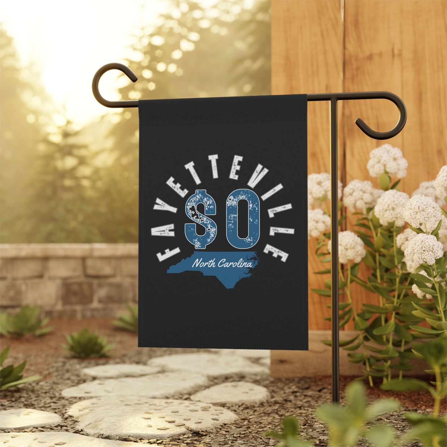 Fayetteville Garden Flag - Welcome Home North Carolina Decoration