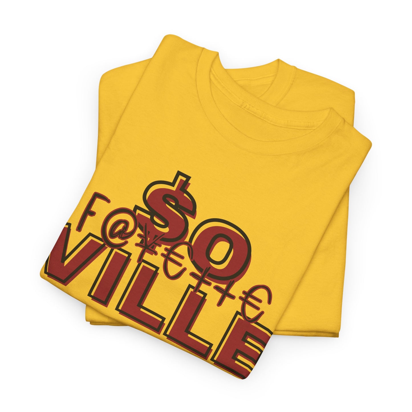 Rep Your School (Eagles) Unisex Heavy Cotton Tee with '$O VILLE' Design