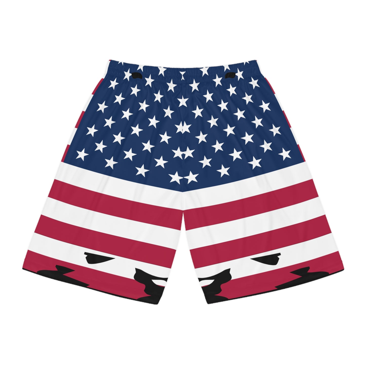Patriotic $o FayetteVILLE Basketball Shorts - Striped Design for Sports & Casual Wear