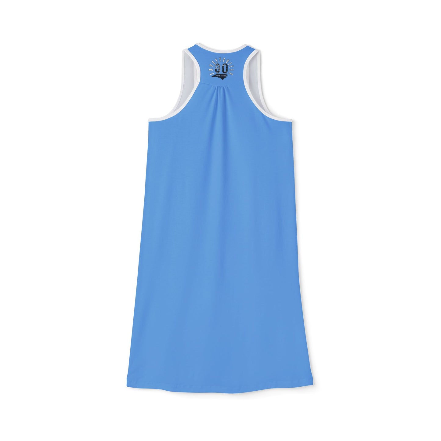 $o Fayetteville SO Blue Women's Racerback Dress - Casual Summer Style