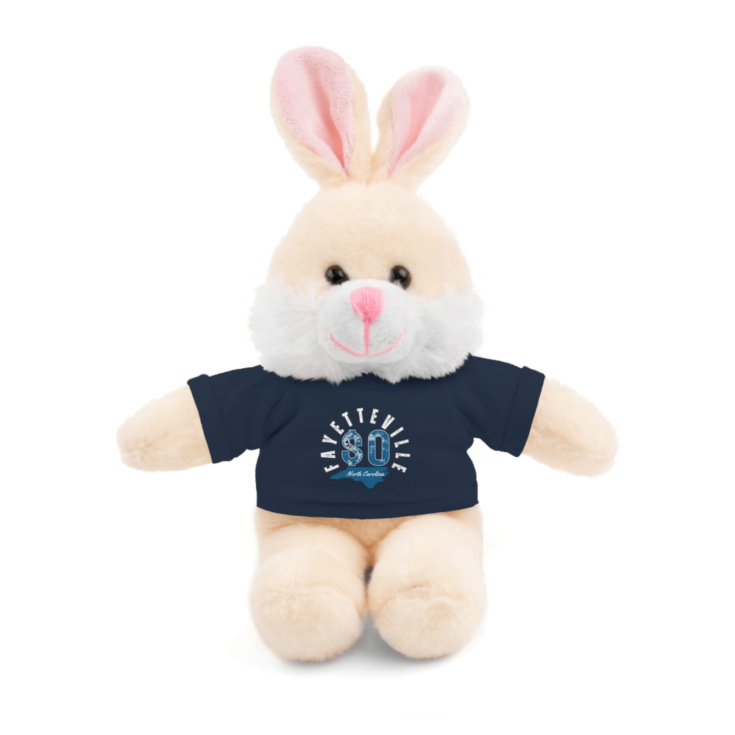 $o Fayetteville Personalized Stuffed Bear with T-Shirt – Perfect Gift for Kids and Celebrations