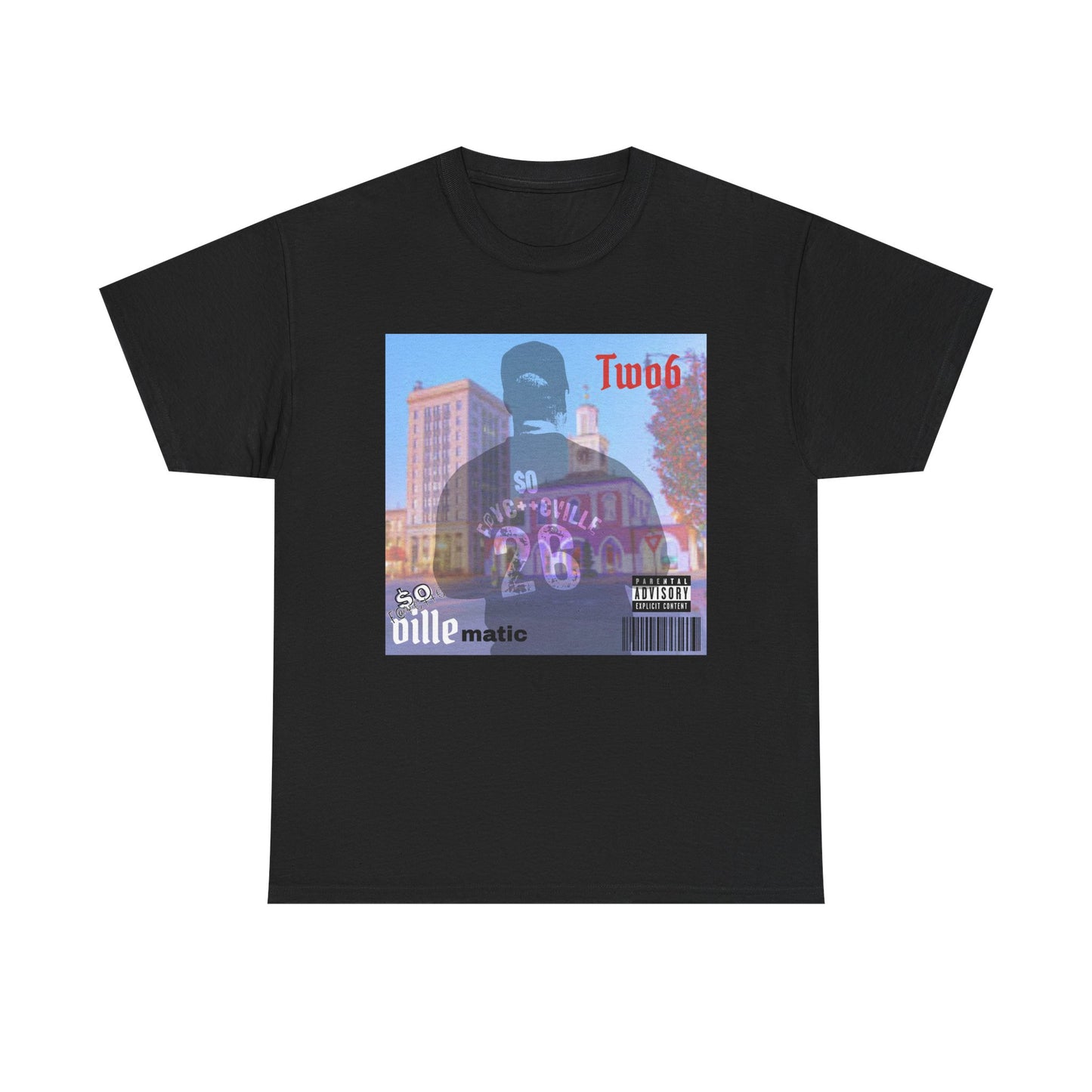 $o VILLEmatic Vintage-Inspired Unisex Heavy Cotton Tee with Graphic Print