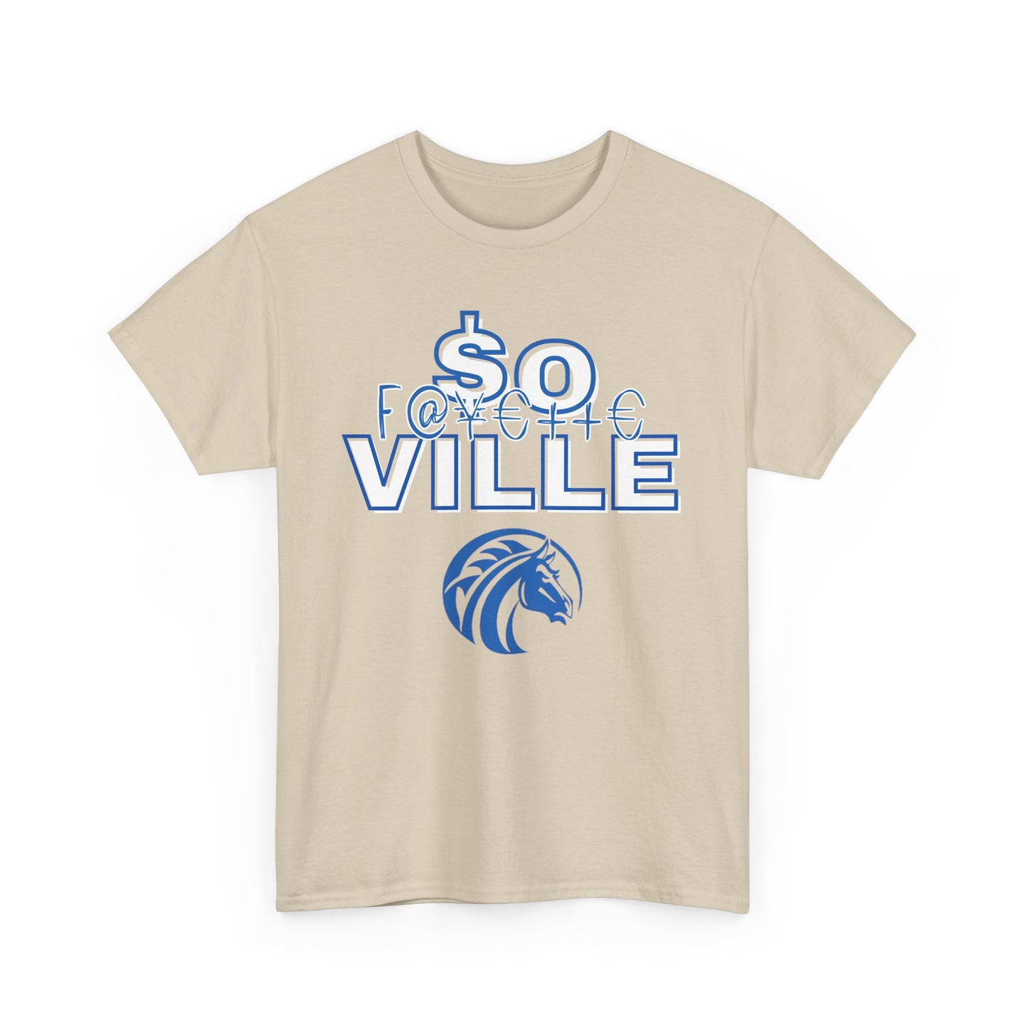 Rep Your School (Broncos) Graphic Tee - So Ville Design for Everyday Wear