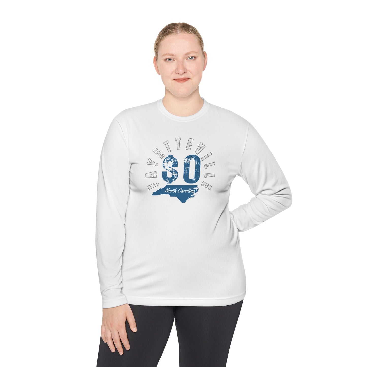 Fayetteville NC Long Sleeve Tee - Unisex Lightweight Graphic Shirt