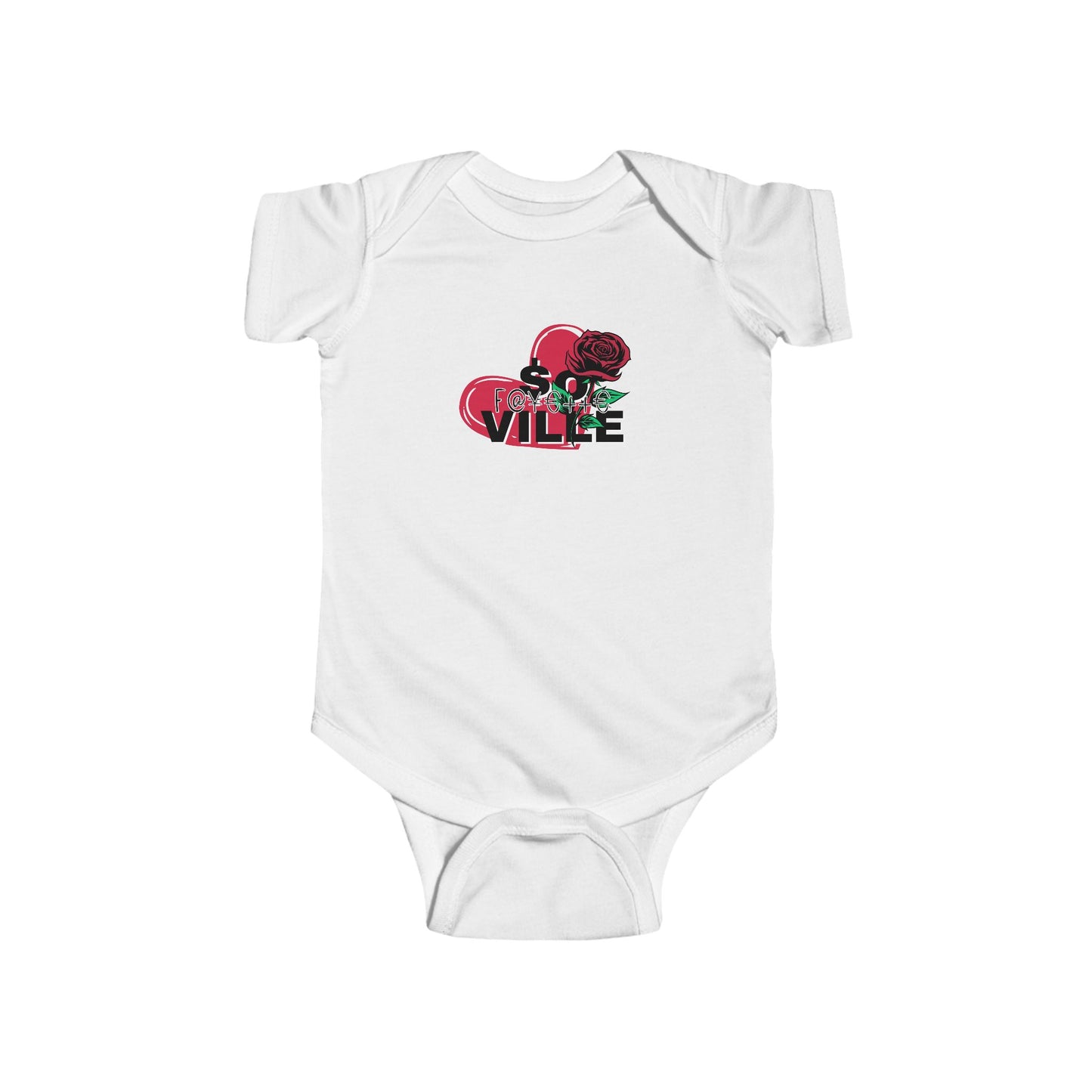 Cute Floral Baby Bodysuit - For the Ville