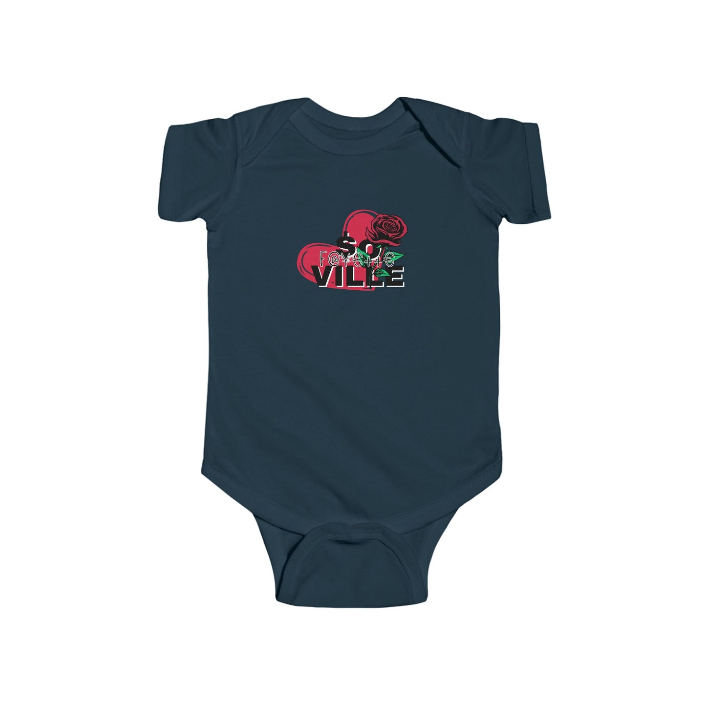 Cute Floral Baby Bodysuit - For the Ville