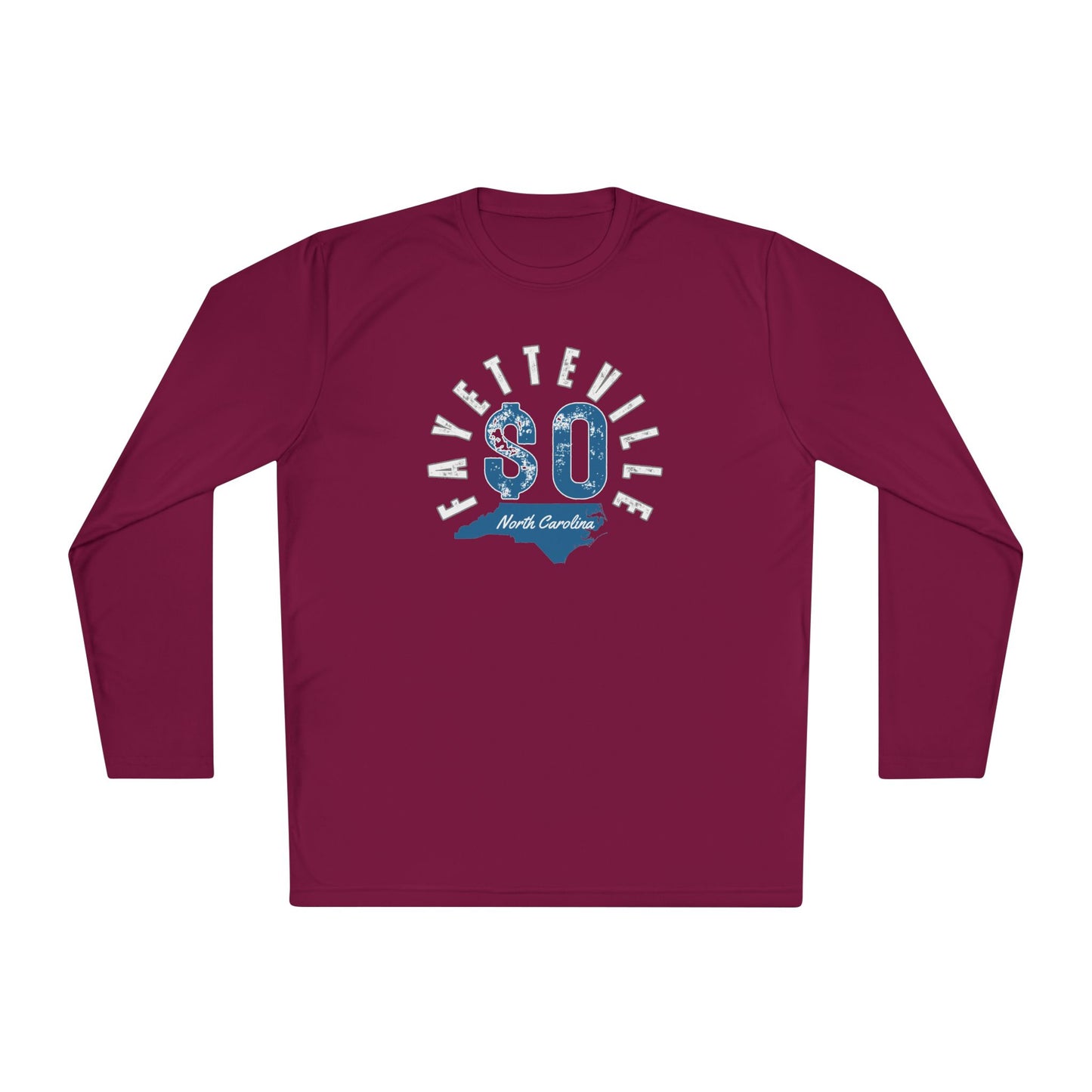 Fayetteville NC Long Sleeve Tee - Unisex Lightweight Graphic Shirt