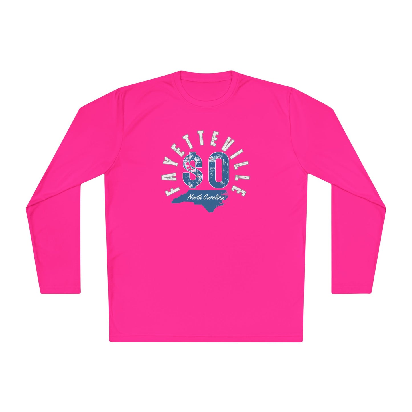 Fayetteville NC Long Sleeve Tee - Unisex Lightweight Graphic Shirt