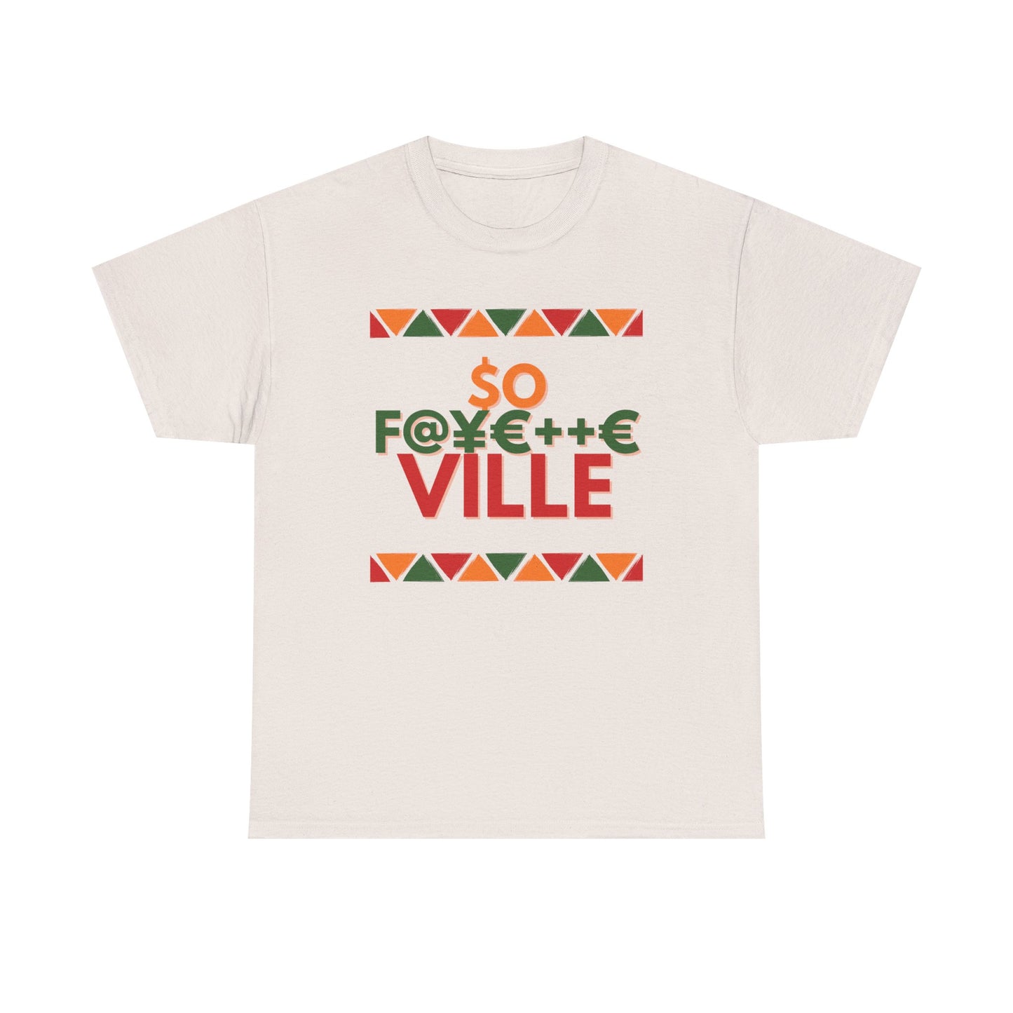Pan African Unisex Heavy Cotton Tee - So F@yette Ville Graphic T-Shirt