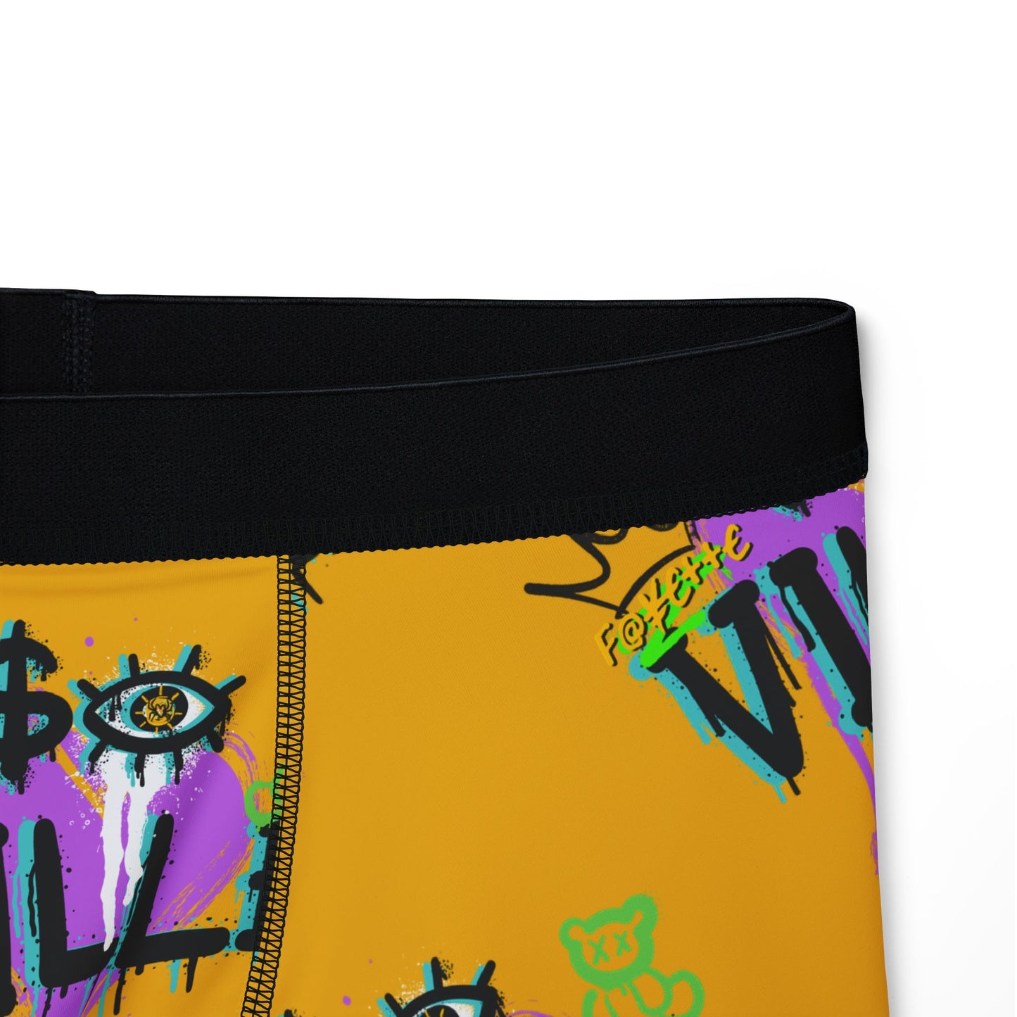 $o F@yetteVILLE Vibrant Graffiti Men's Boxers - Bold Urban Style