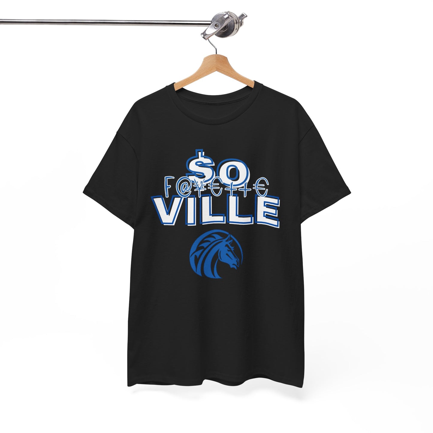 Rep Your School (Broncos) Graphic Tee - So Ville Design for Everyday Wear
