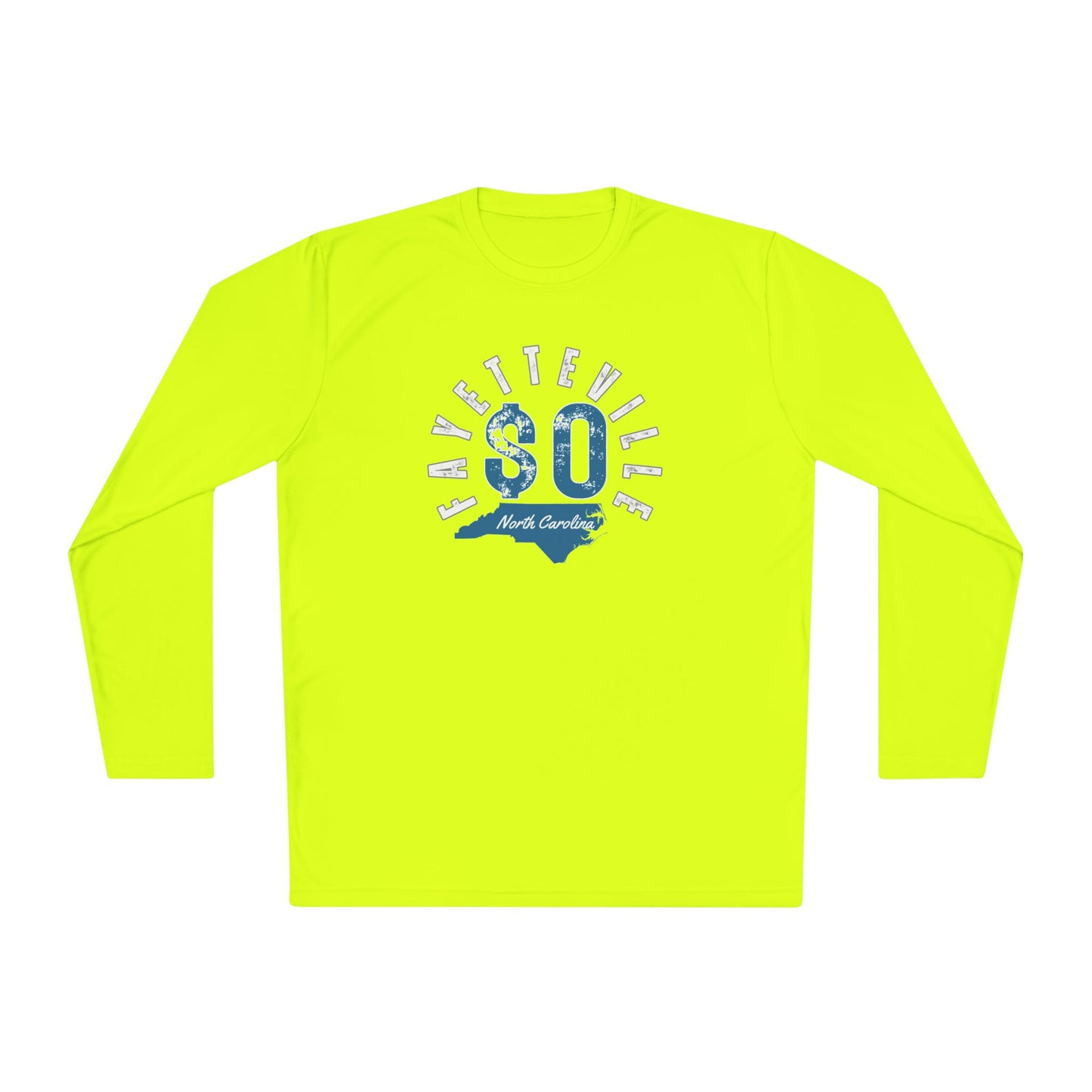 Fayetteville NC Long Sleeve Tee - Unisex Lightweight Graphic Shirt