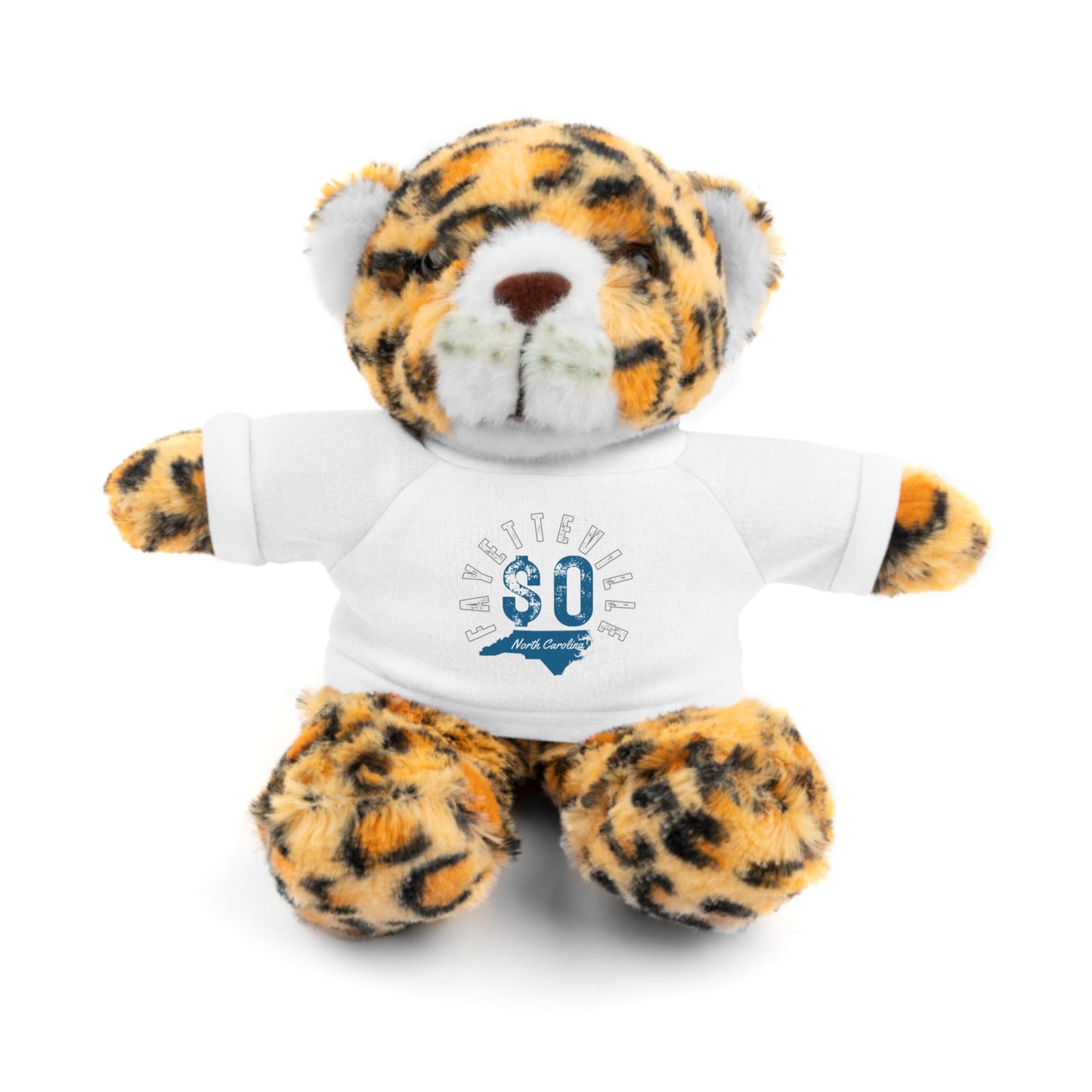 $o Fayetteville Personalized Stuffed Bear with T-Shirt – Perfect Gift for Kids and Celebrations