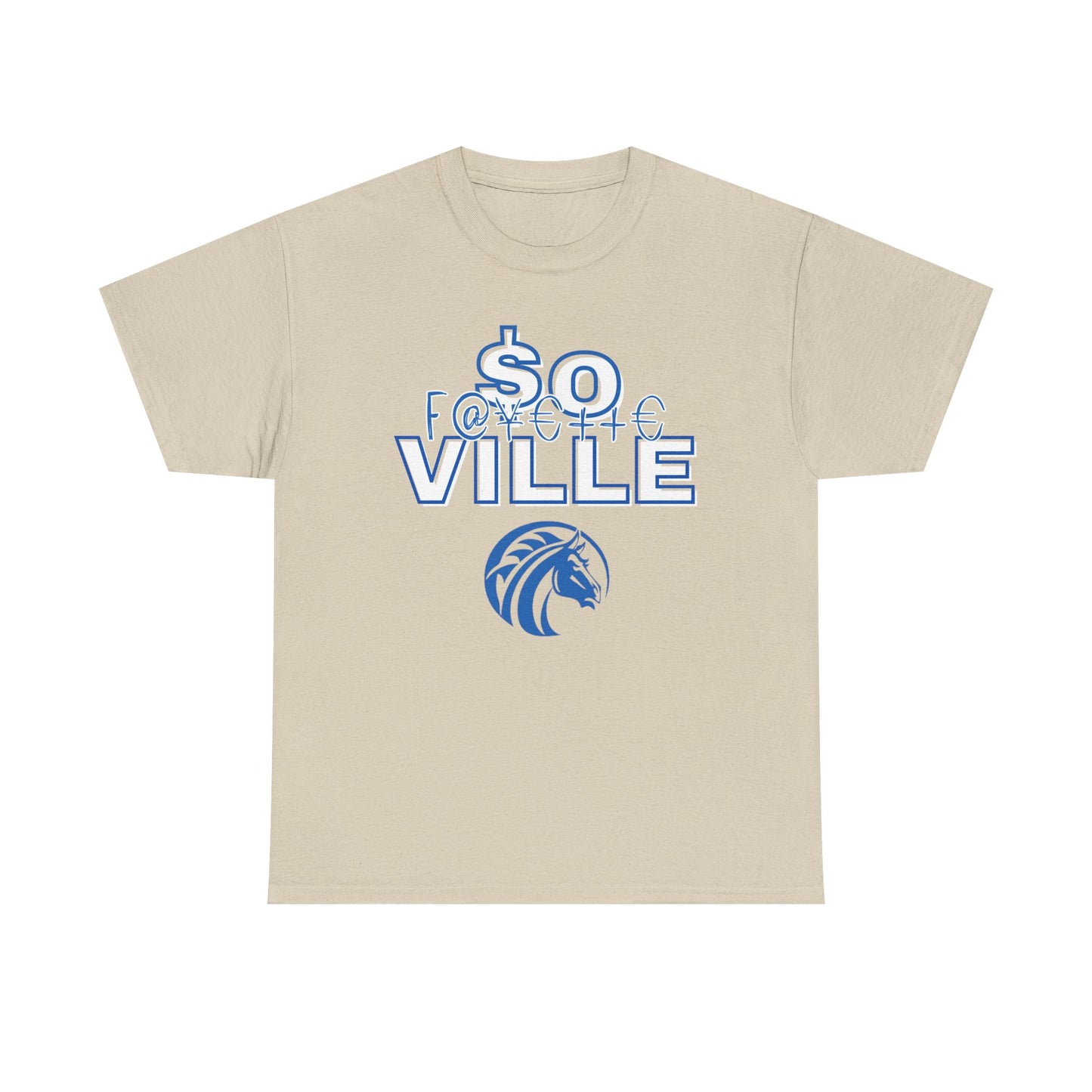 Rep Your School (Broncos) Graphic Tee - So Ville Design for Everyday Wear