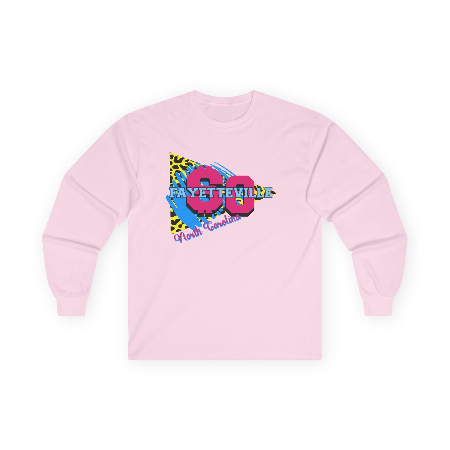 $o Fayetteville Retro Long Sleeve Tee - Unisex Ultra Cotton Casual Shirt