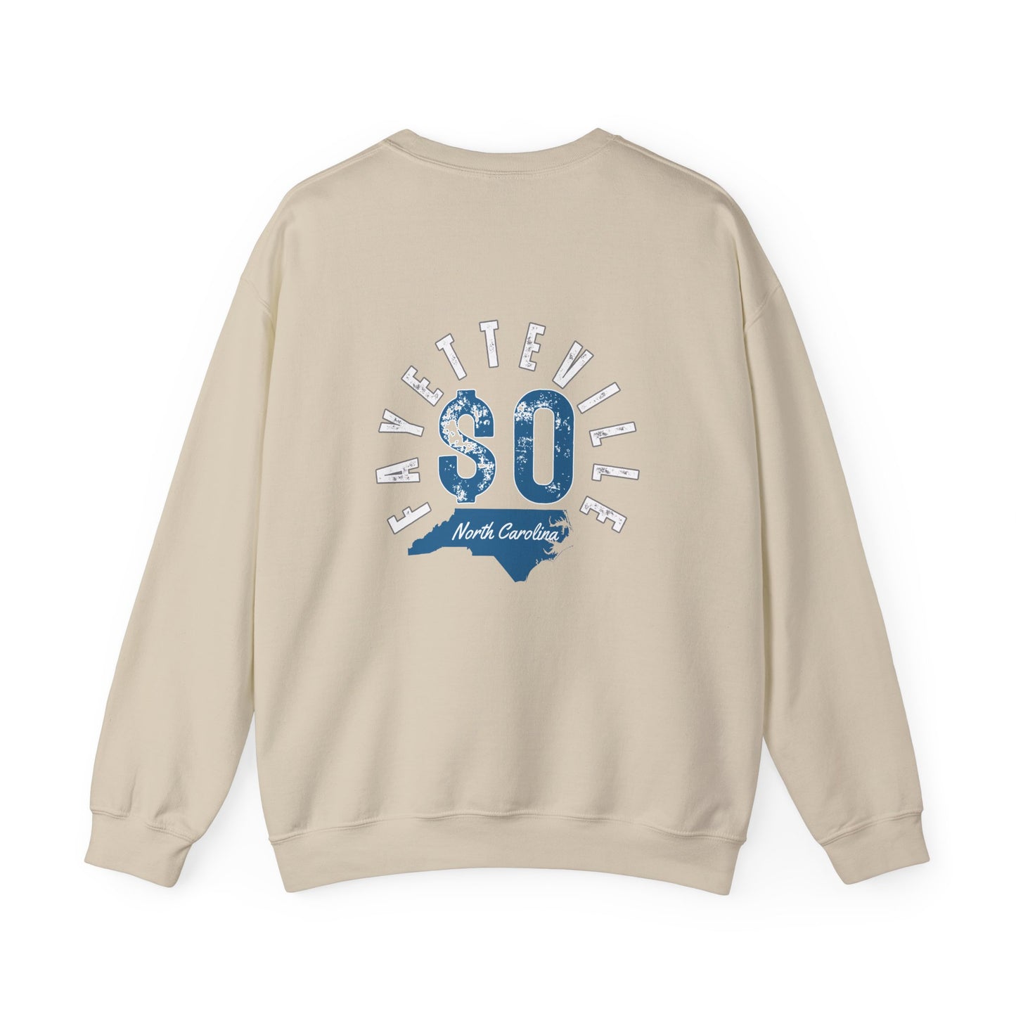 Fayetteville NC Unisex Crewneck Sweatshirt - Unique State Pride Design