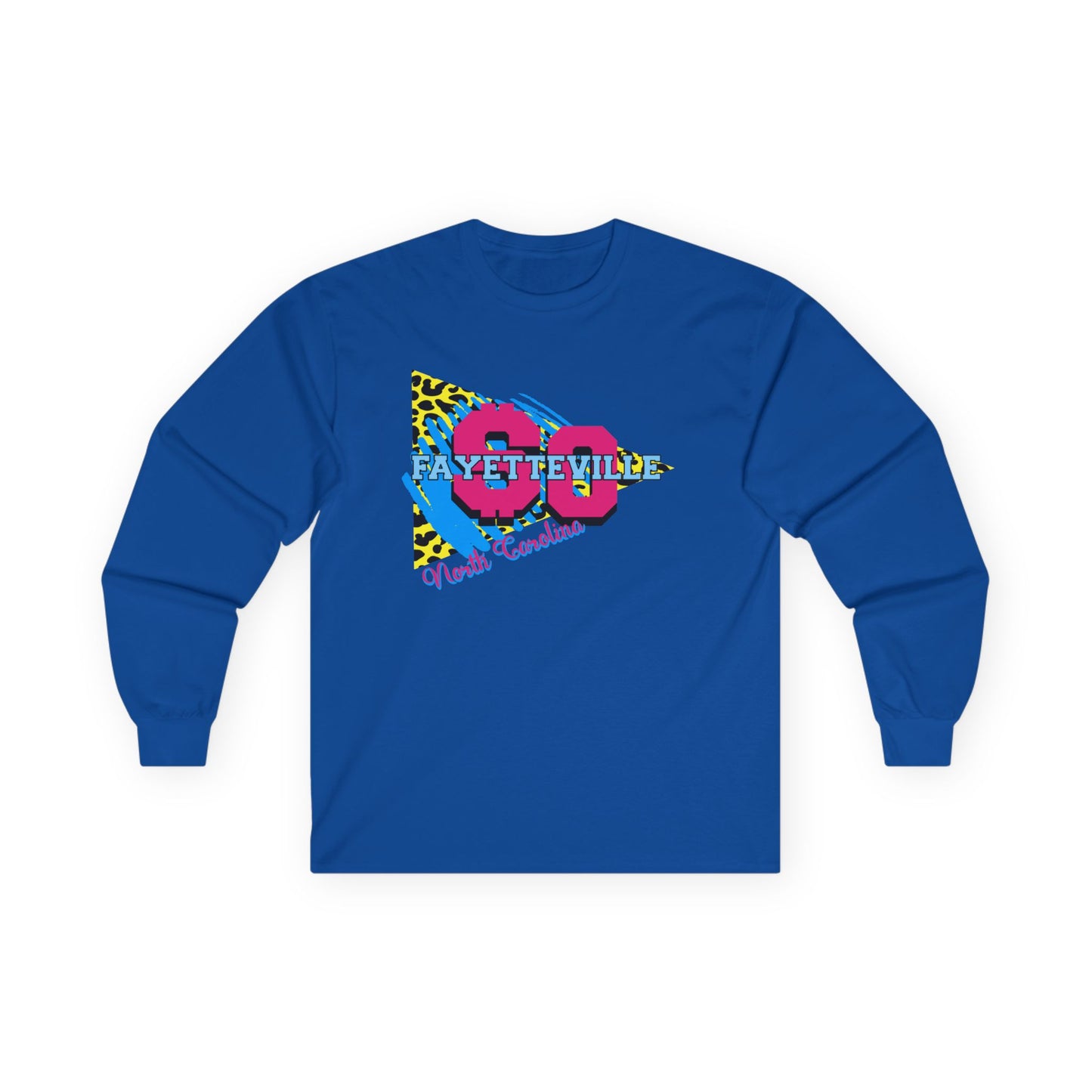 $o Fayetteville Retro Long Sleeve Tee - Unisex Ultra Cotton Casual Shirt