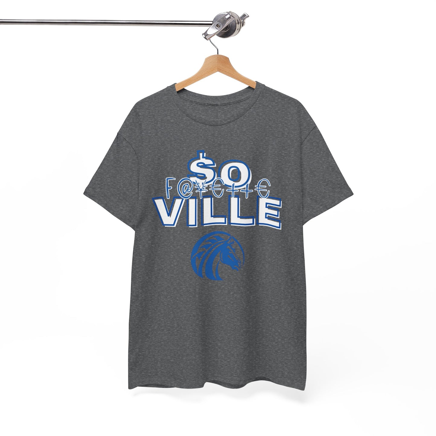 Rep Your School (Broncos) Graphic Tee - So Ville Design for Everyday Wear