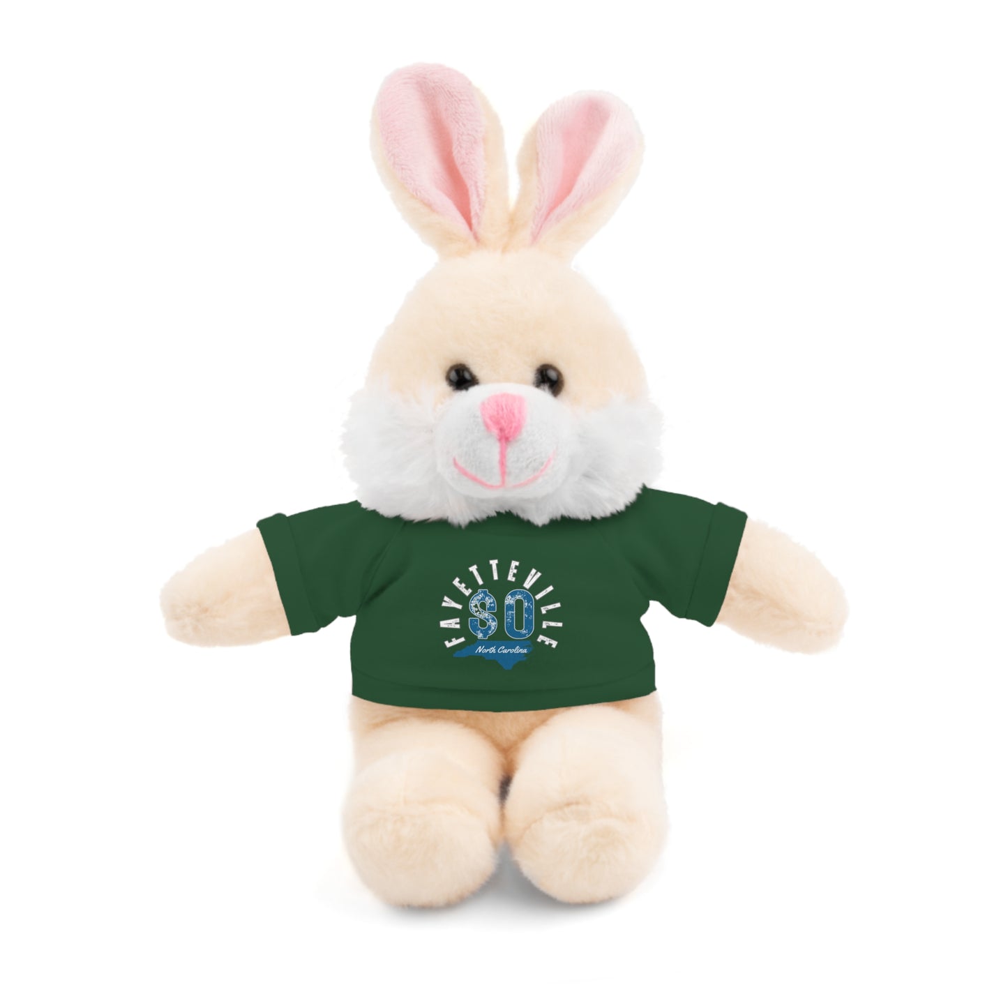 $o Fayetteville Personalized Stuffed Bear with T-Shirt – Perfect Gift for Kids and Celebrations
