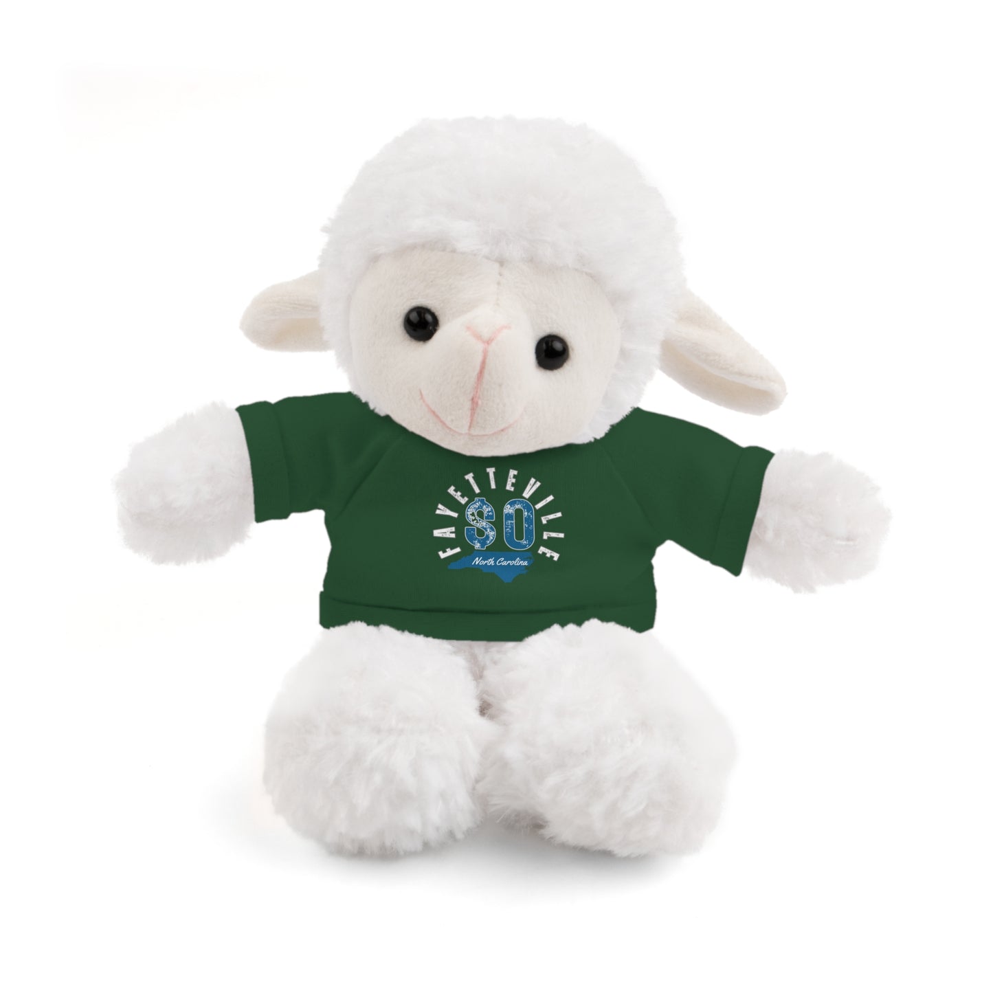 $o Fayetteville Personalized Stuffed Bear with T-Shirt – Perfect Gift for Kids and Celebrations