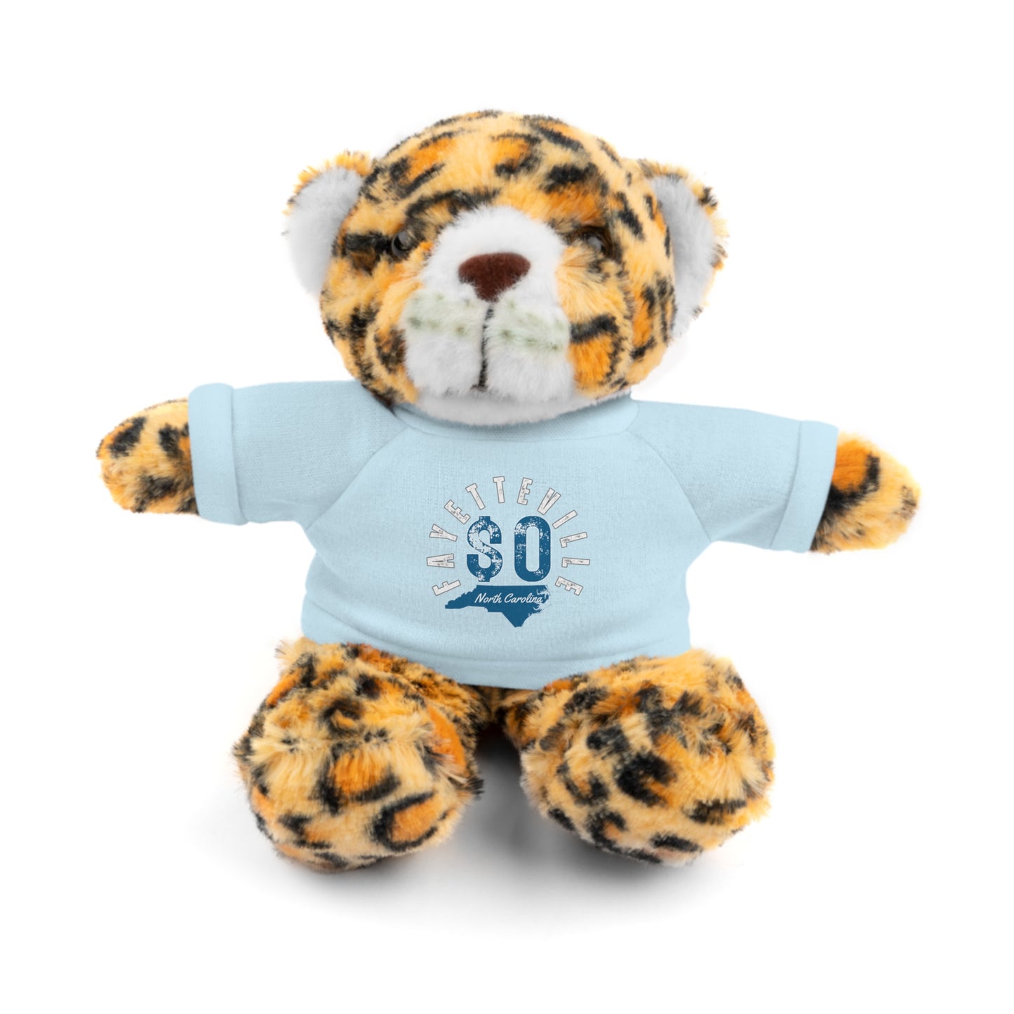 $o Fayetteville Personalized Stuffed Bear with T-Shirt – Perfect Gift for Kids and Celebrations