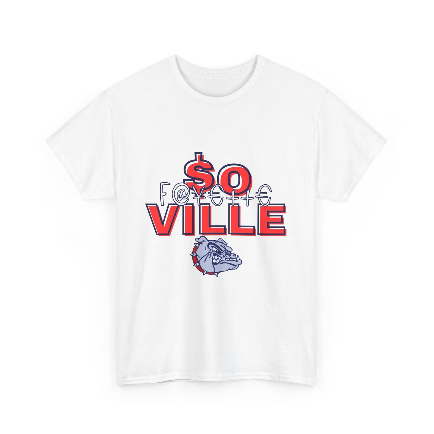 Rep your School (Bulldogs) Unisex Heavy Cotton Tee