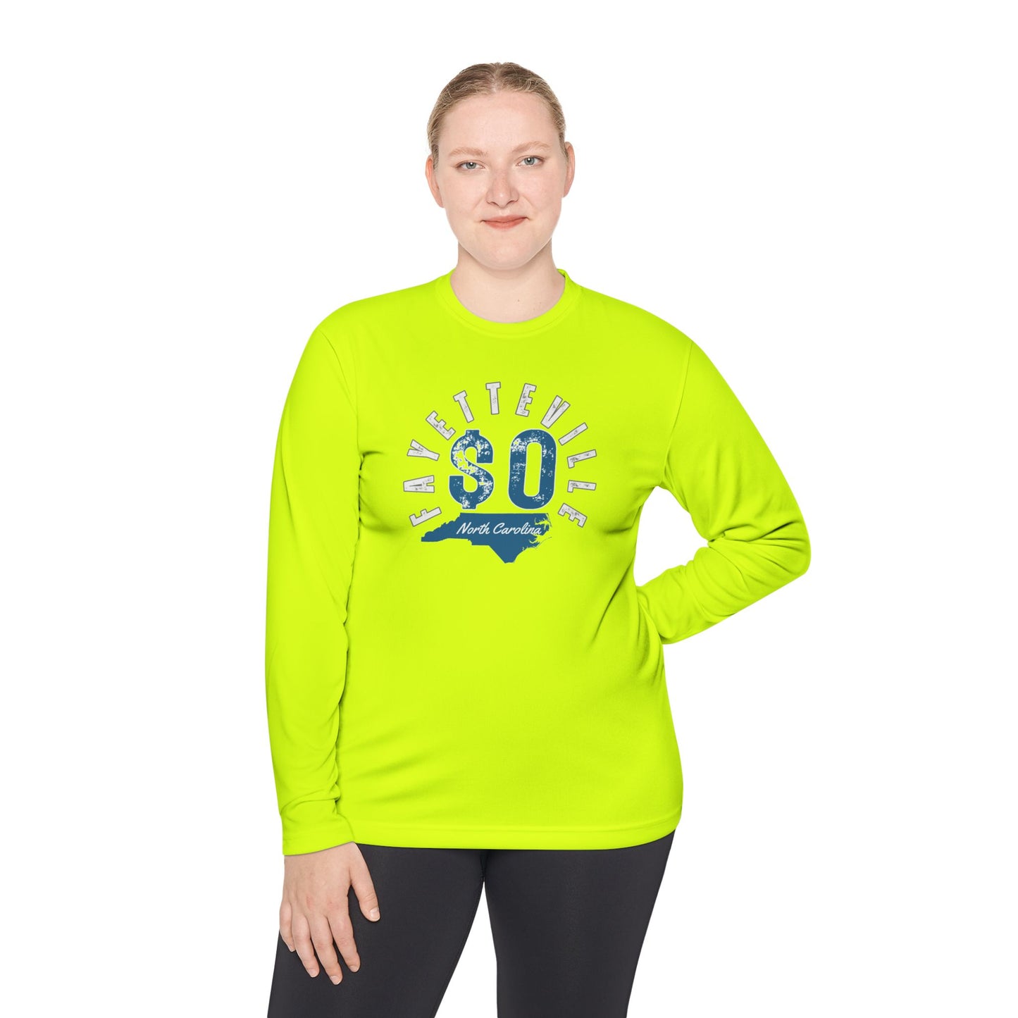 Fayetteville NC Long Sleeve Tee - Unisex Lightweight Graphic Shirt