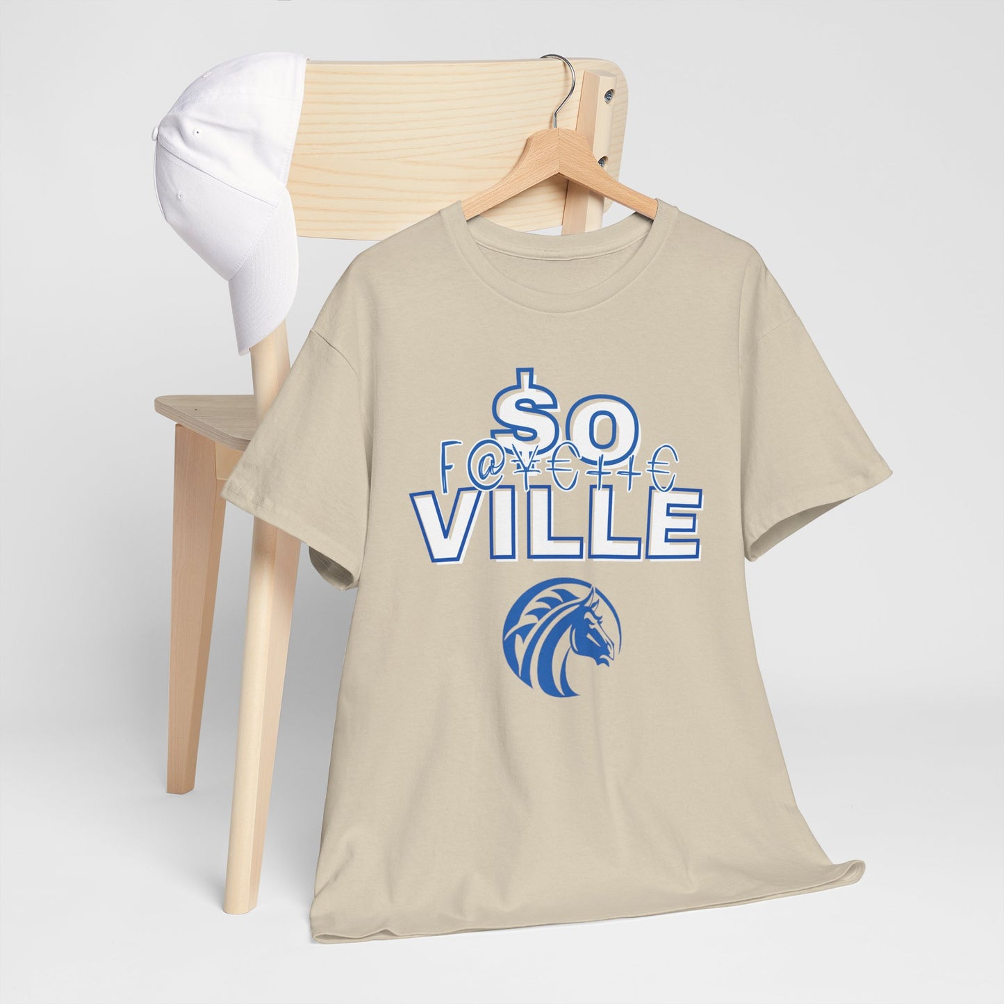 Rep Your School (Broncos) Graphic Tee - So Ville Design for Everyday Wear