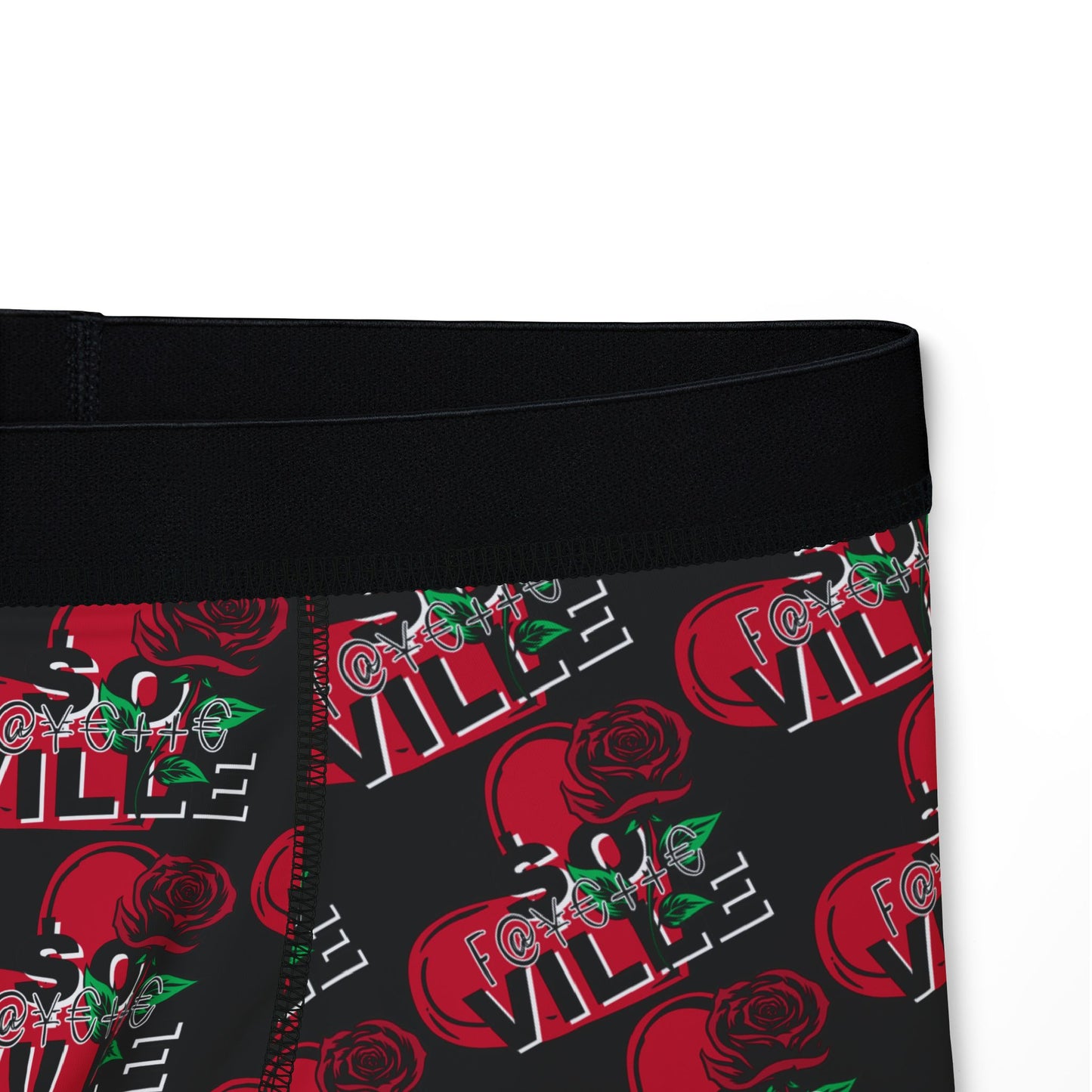 Love $o F@yetteVILLE Stylish Men's Boxers with Bold Graphic Design - Perfect for Everyday Comfort