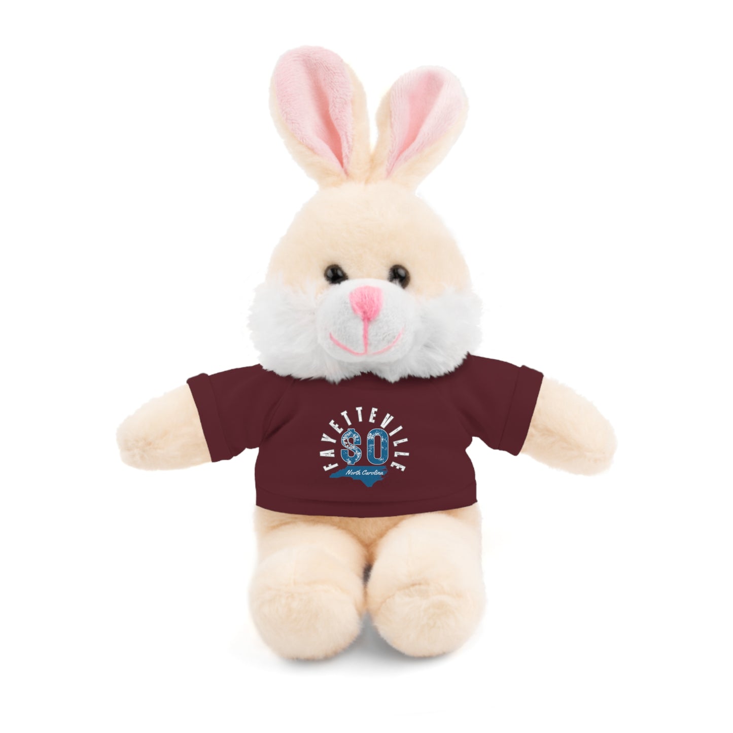 $o Fayetteville Personalized Stuffed Bear with T-Shirt – Perfect Gift for Kids and Celebrations