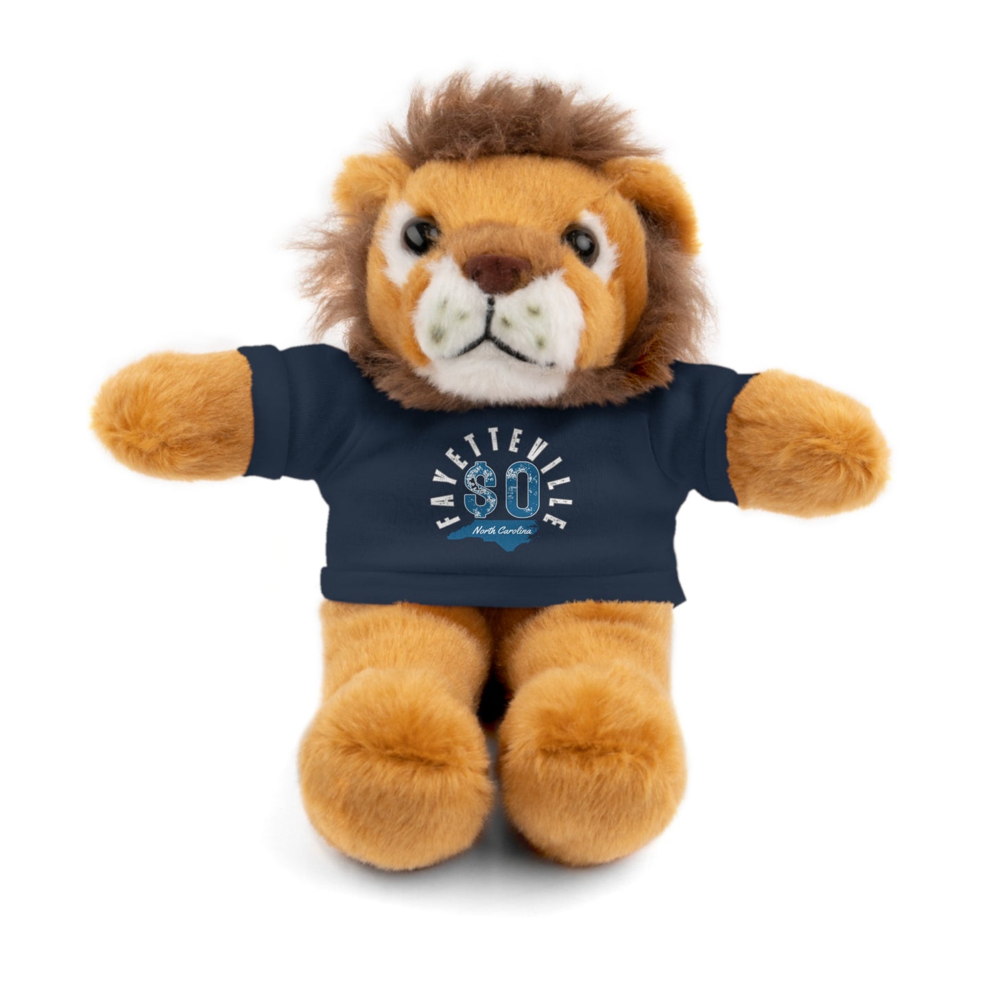 $o Fayetteville Personalized Stuffed Bear with T-Shirt – Perfect Gift for Kids and Celebrations
