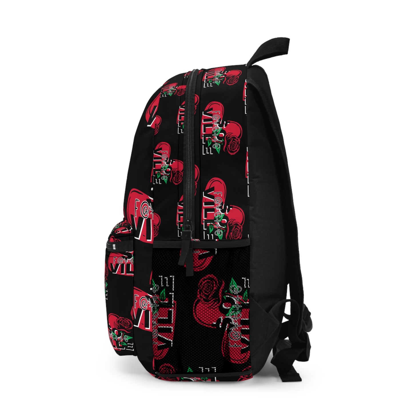 Romantic Floral Backpack - Love & Roses Design