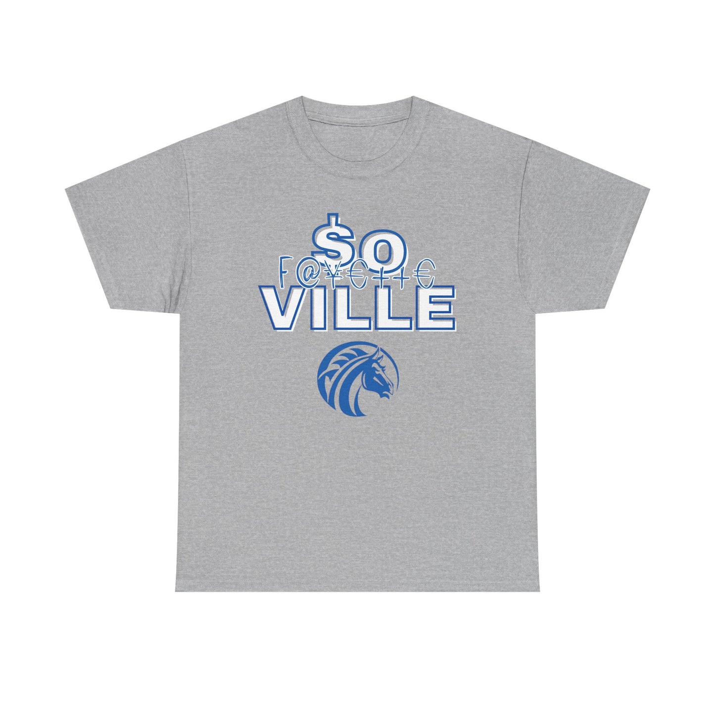 Rep Your School (Broncos) Graphic Tee - So Ville Design for Everyday Wear