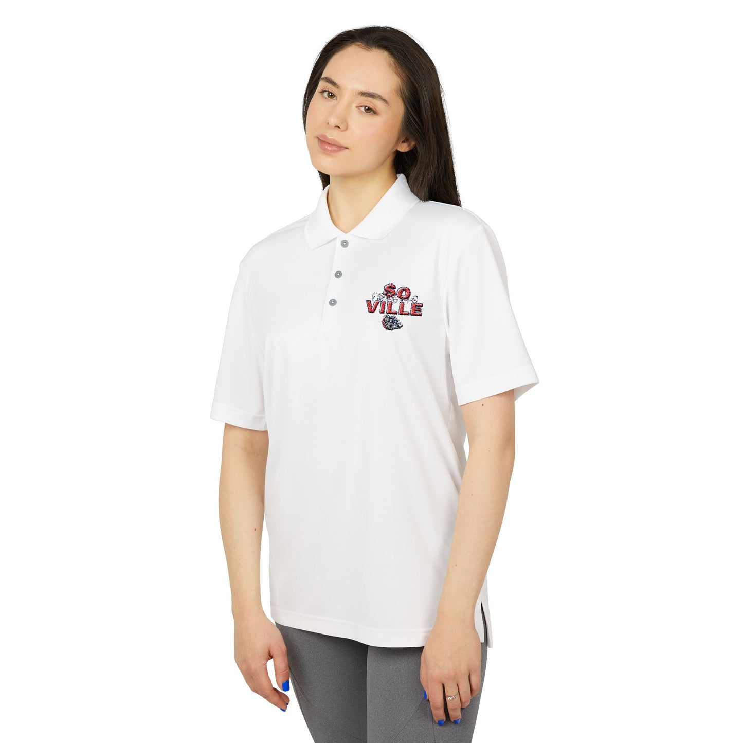 Adidas Unisex Performance Polo - So Ville Design - Stylish & Comfortable for Sports Lovers