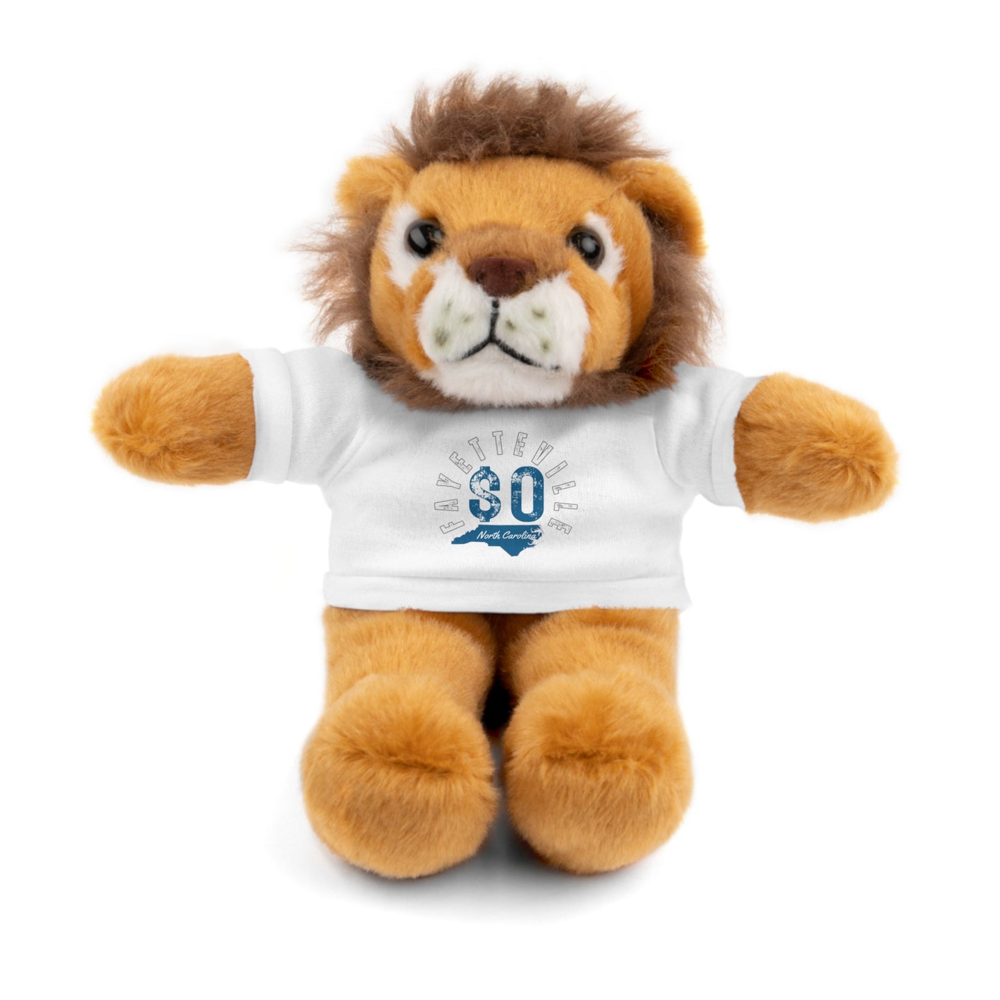 $o Fayetteville Personalized Stuffed Bear with T-Shirt – Perfect Gift for Kids and Celebrations
