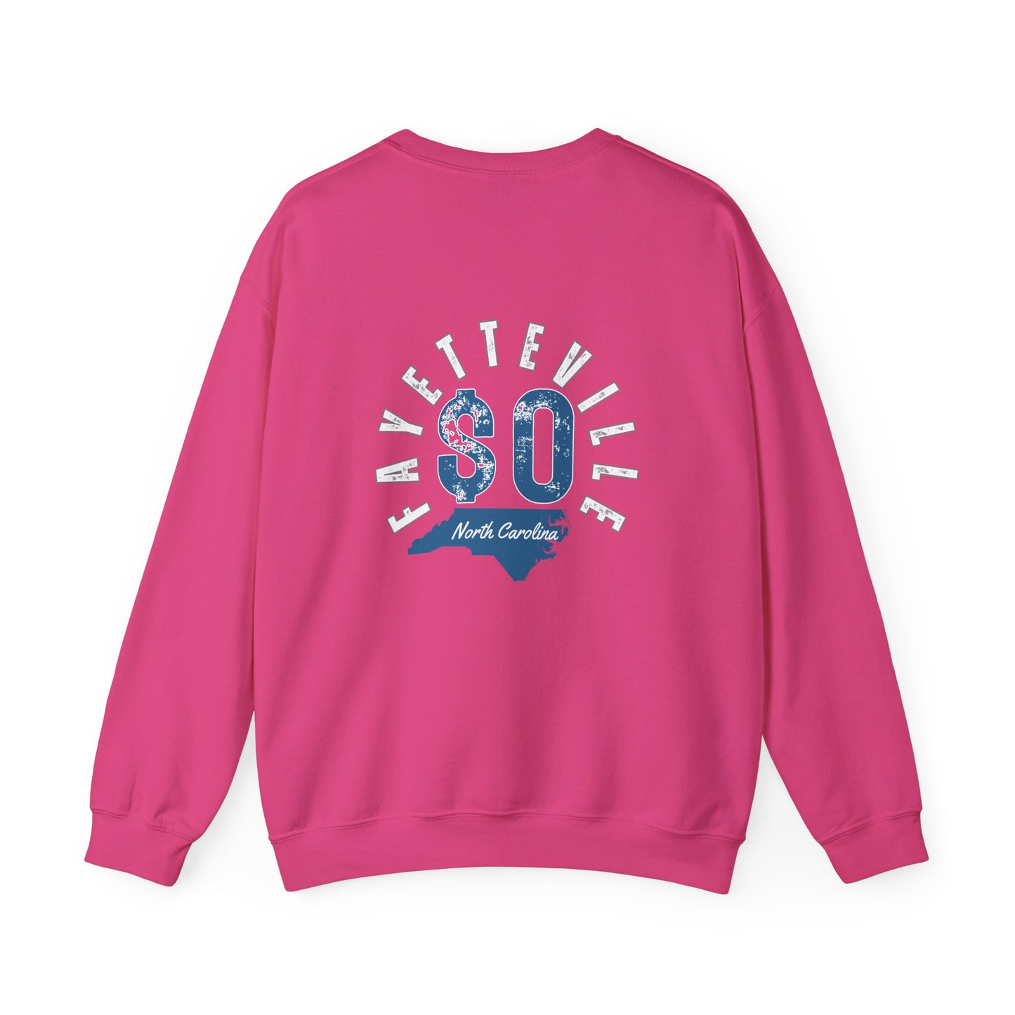 Fayetteville NC Unisex Crewneck Sweatshirt - Unique State Pride Design