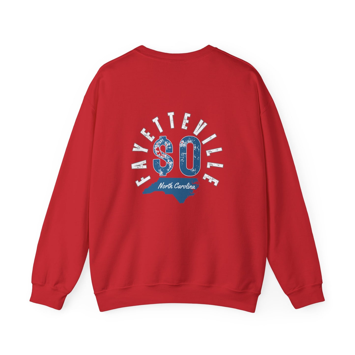 Fayetteville NC Unisex Crewneck Sweatshirt - Unique State Pride Design