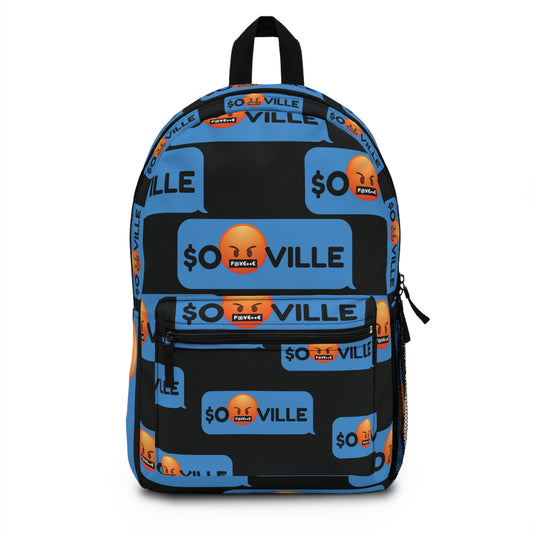 Trendy Graphic Backpack - $O VILLE Design for Youth & Adults