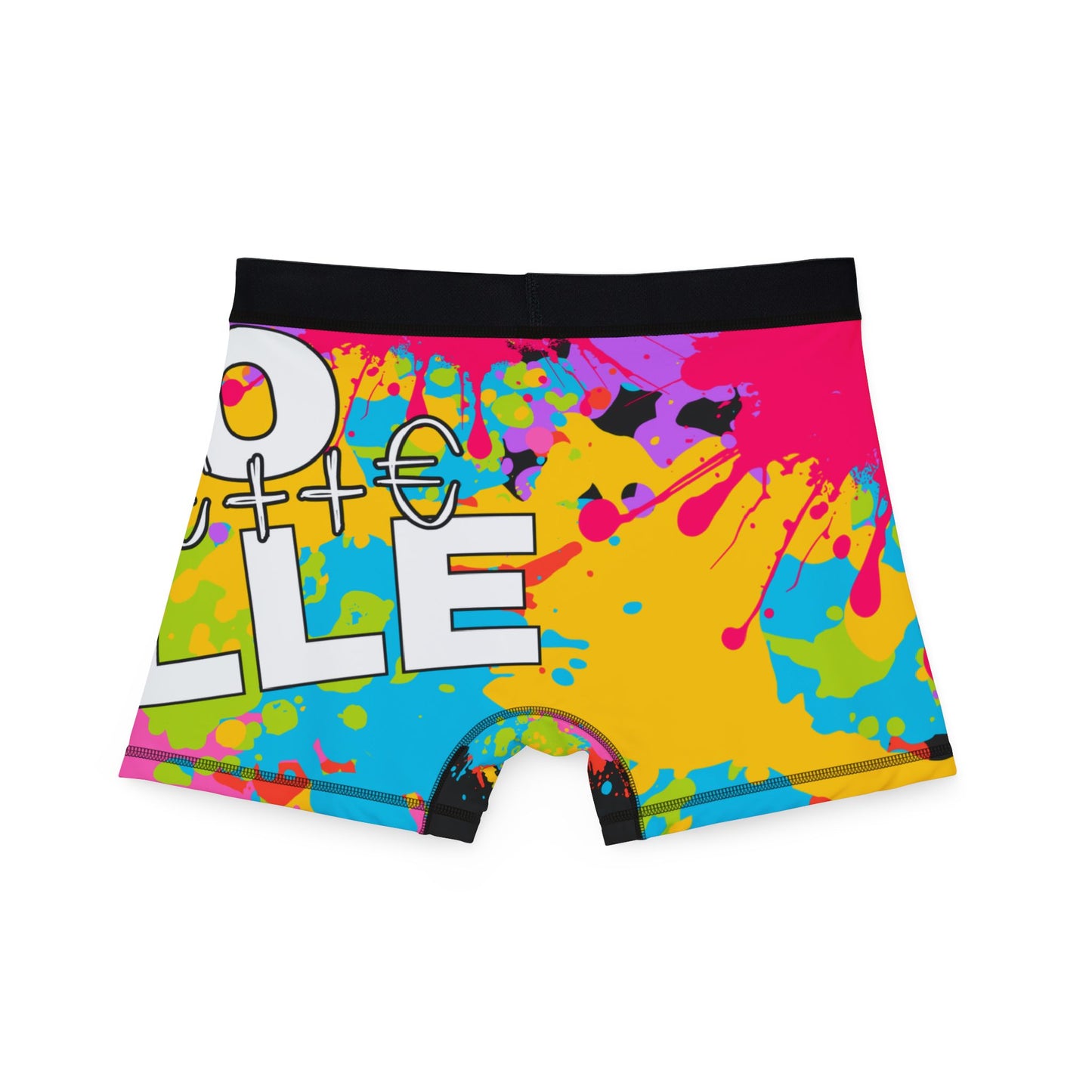 $o F@yetteVILLE Vibrant Graphic Men's Boxers - Colorful Art Design