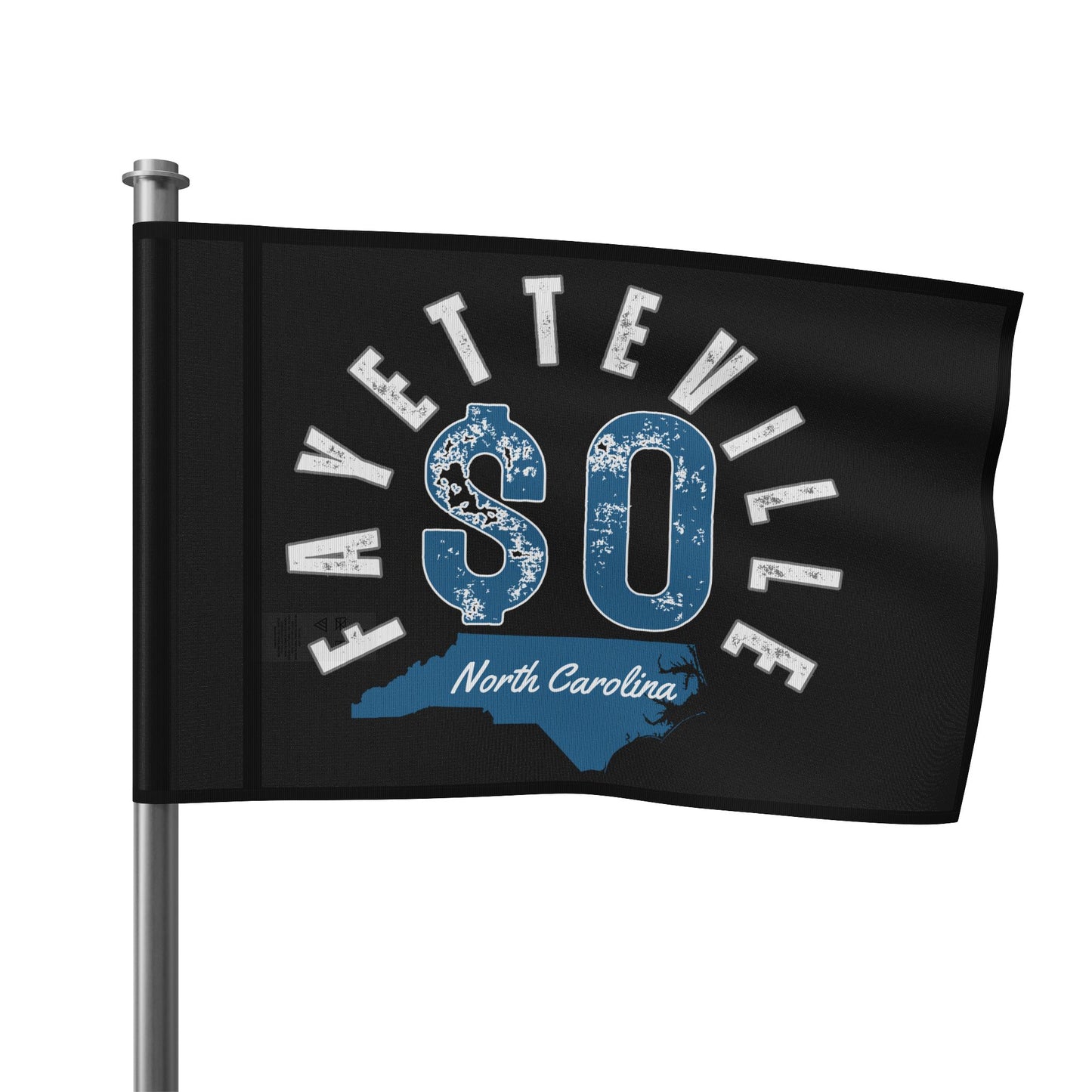 $o Fayetteville NC Decorative Flag - State Pride Home Decor - $0 Design