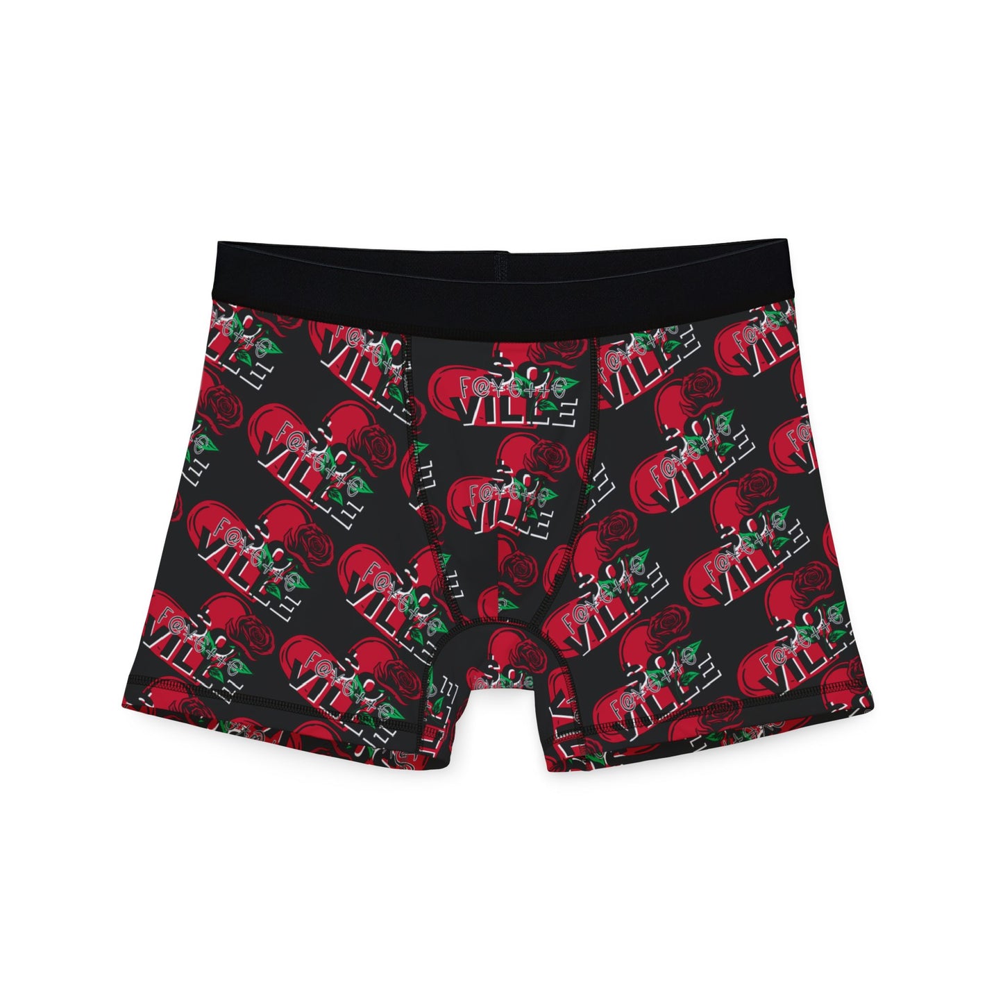 Love $o F@yetteVILLE Stylish Men's Boxers with Bold Graphic Design - Perfect for Everyday Comfort