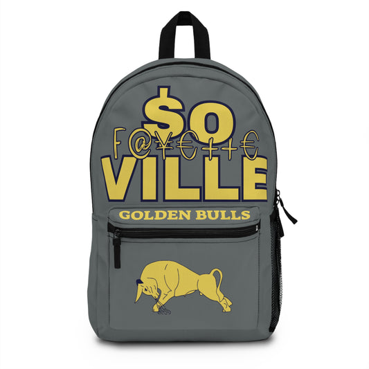 Rep Your School Golden Bulls Graphic Backpack - Trendy & Stylish for School or Travel
