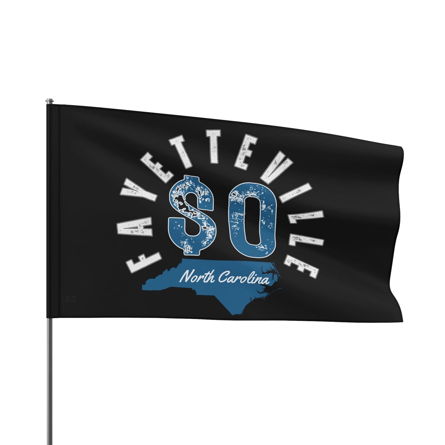 $o Fayetteville NC Decorative Flag - State Pride Home Decor - $0 Design